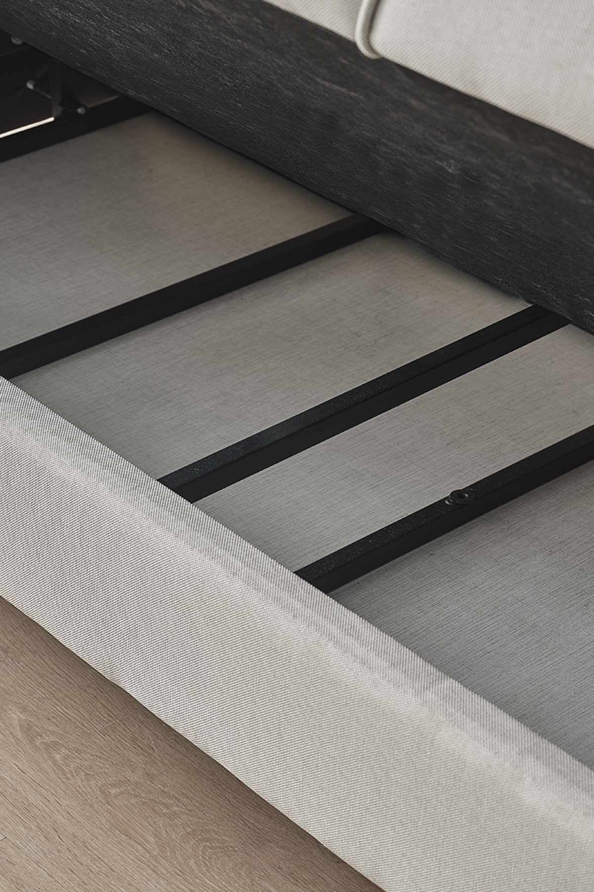Flavia 3-Seater Sofa Bed Linen Beige
