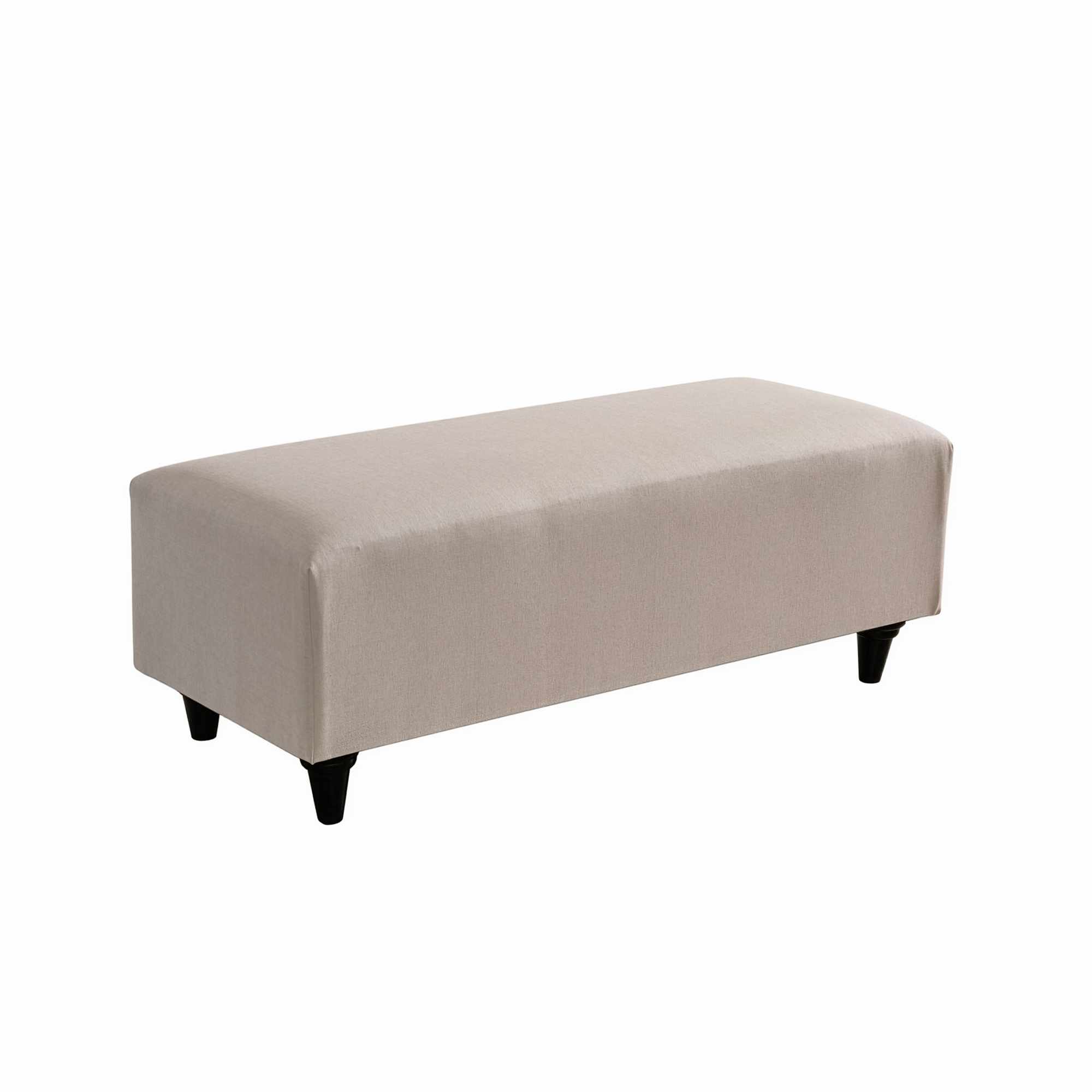 Flavia Pouf Linen Beige