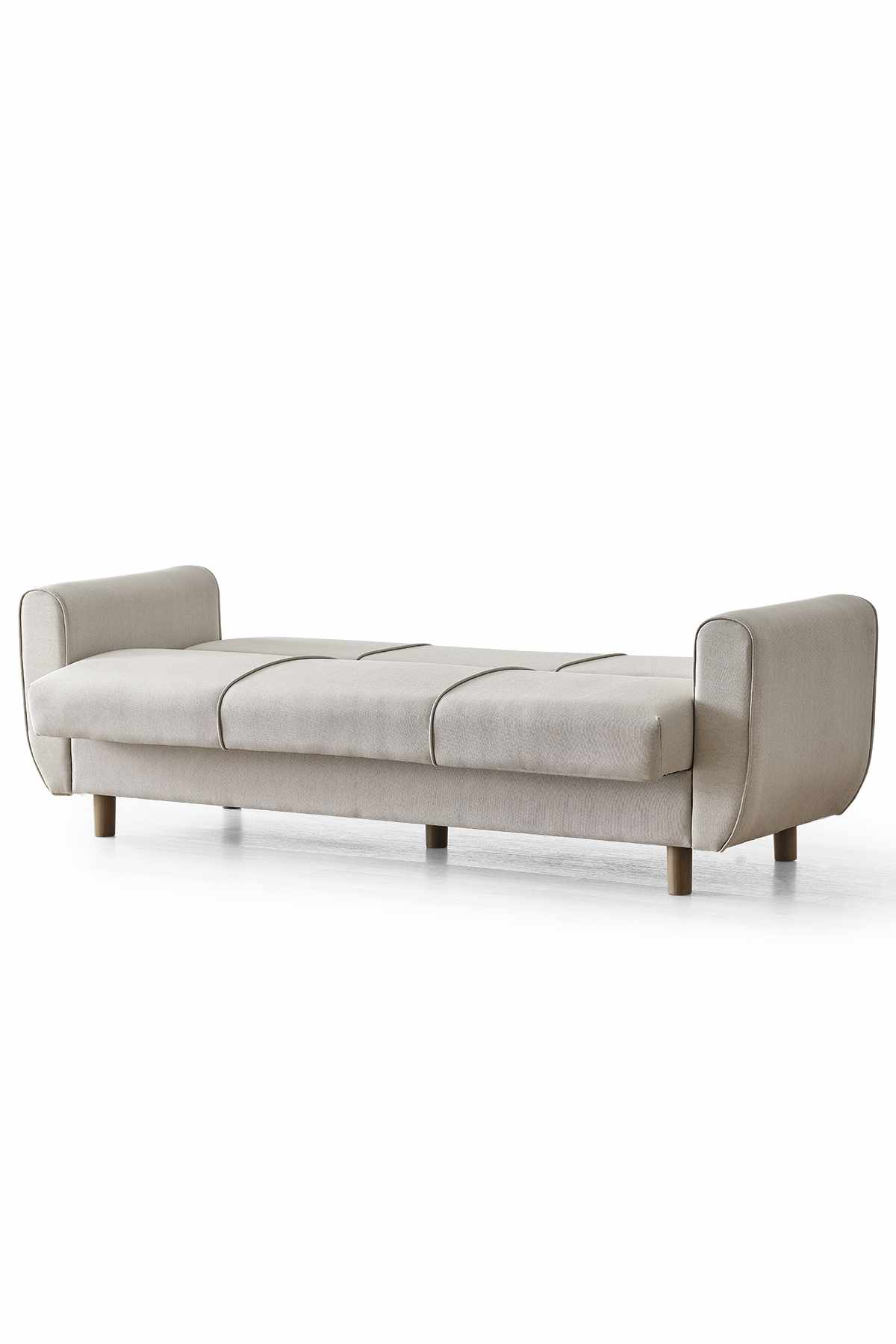 Flavia 3-Seater Sofa Bed Linen Beige