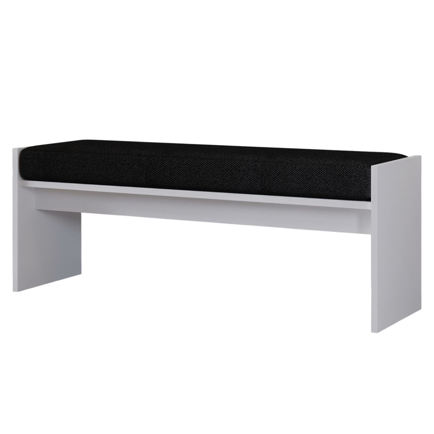 Perle Bench Wood-based Material White