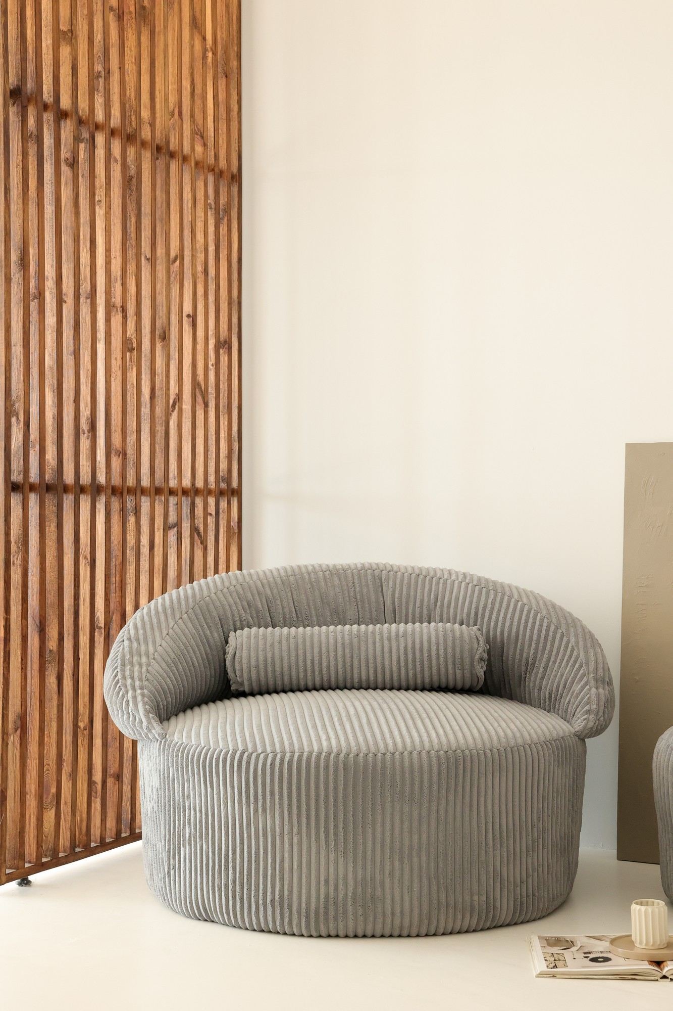 Pufi Armchair Set of 2 Velvet Anthracite