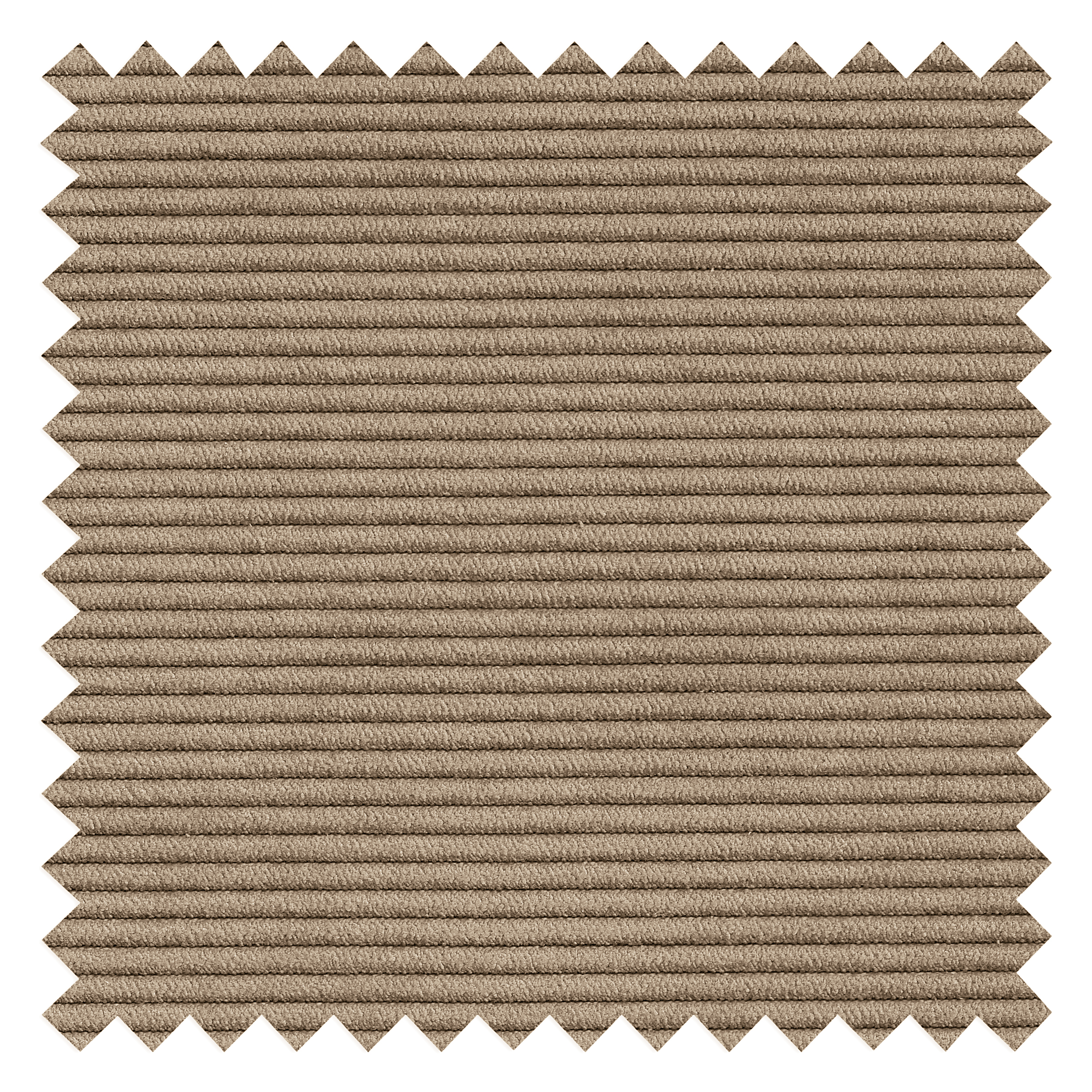 Loungekissen HUDSON XL 2er Set Cordstoff Taupe