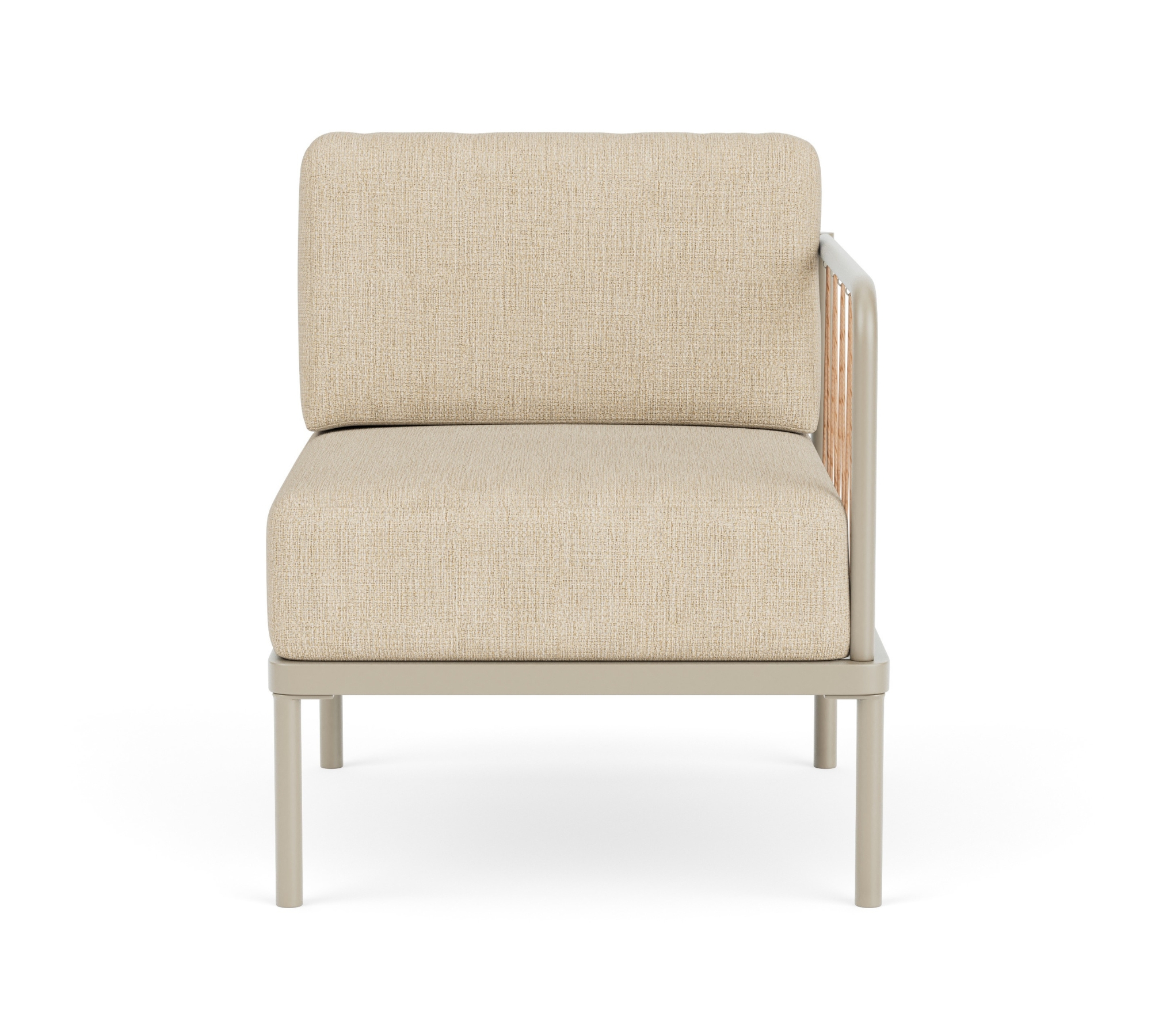 Hadley Outdoor Corner Module Marzipan