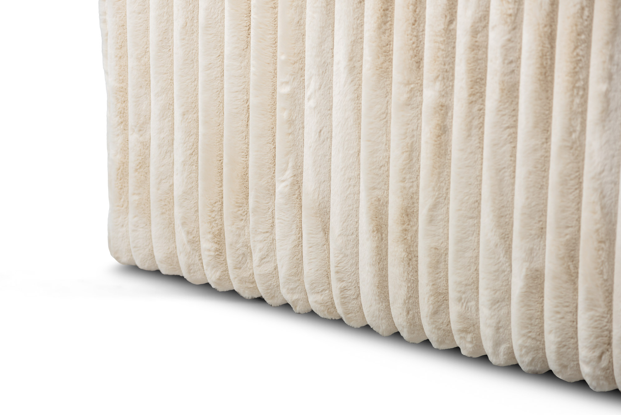 Sofa 3-Sitzer Cord Vito Creme