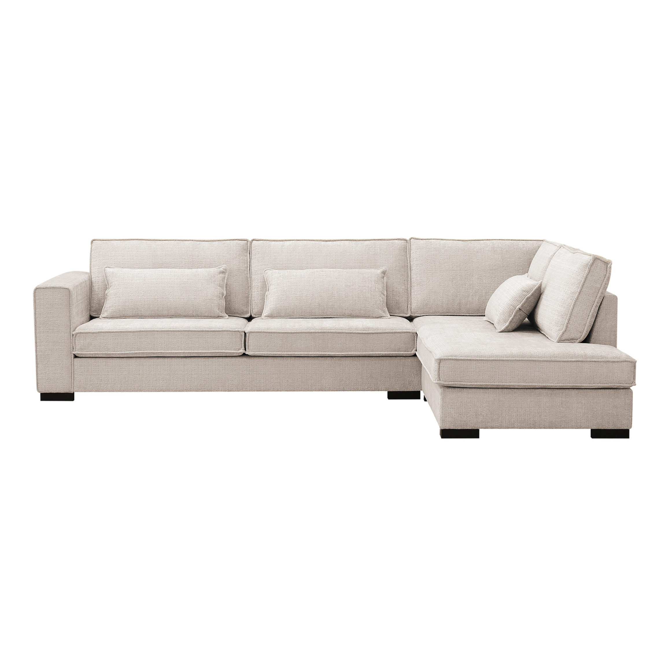 Corner Sofa Addison 3-Seater Beige