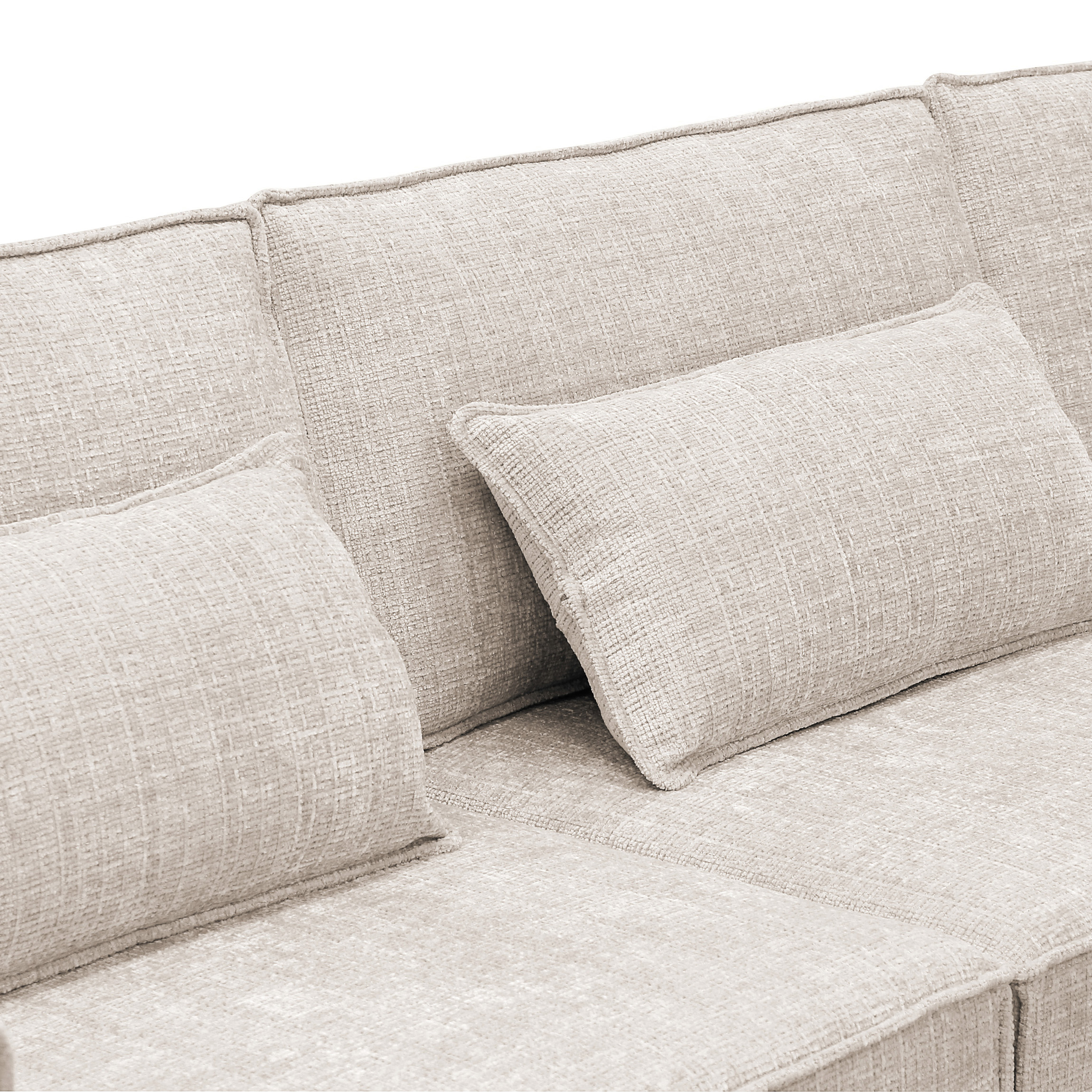 Corner Sofa Addison 3-Seater Beige