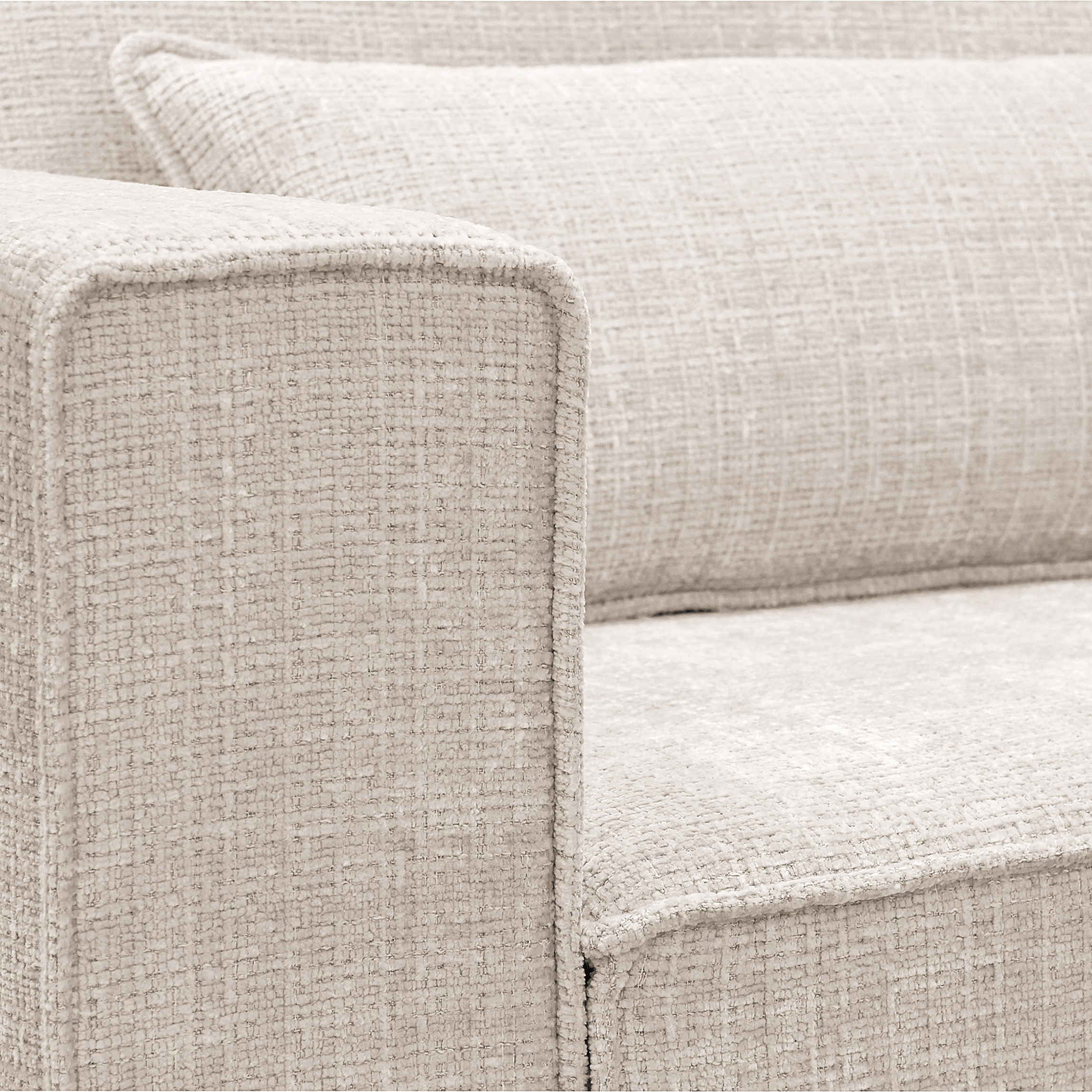 Corner Sofa Addison 3-Seater Beige