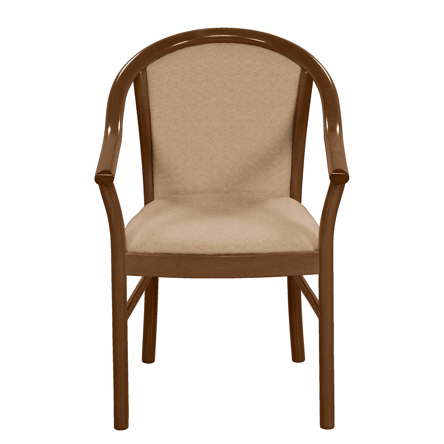 Armchair Rosita Woven Fabric Camel