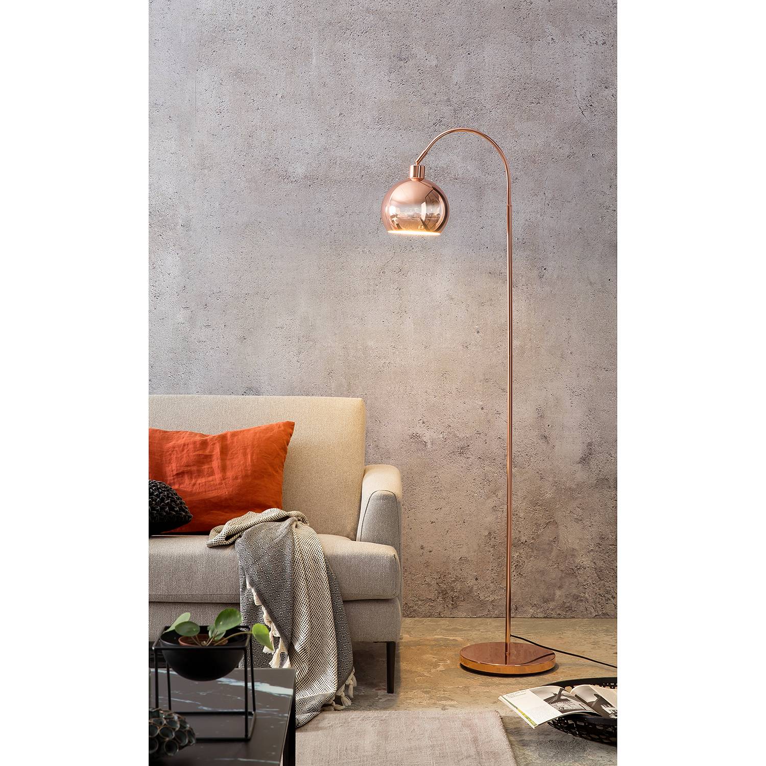 1-Light Rhyme II Floor Lamp Iron