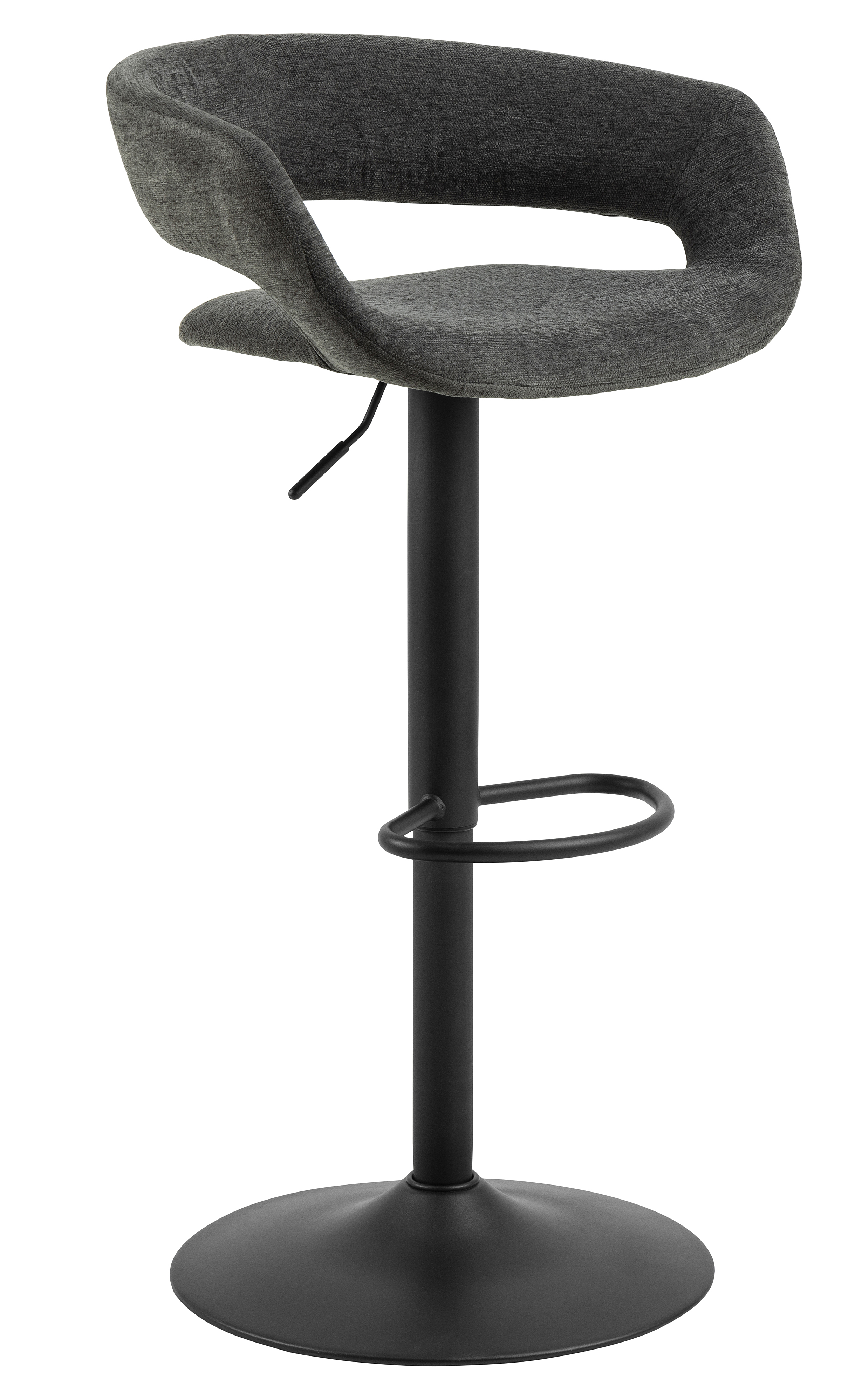 2x Sumaika Bar Stools Dark Grey