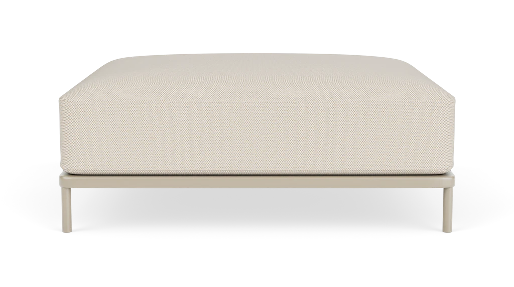 Vincent Outdoor Ottoman Module Sandshell