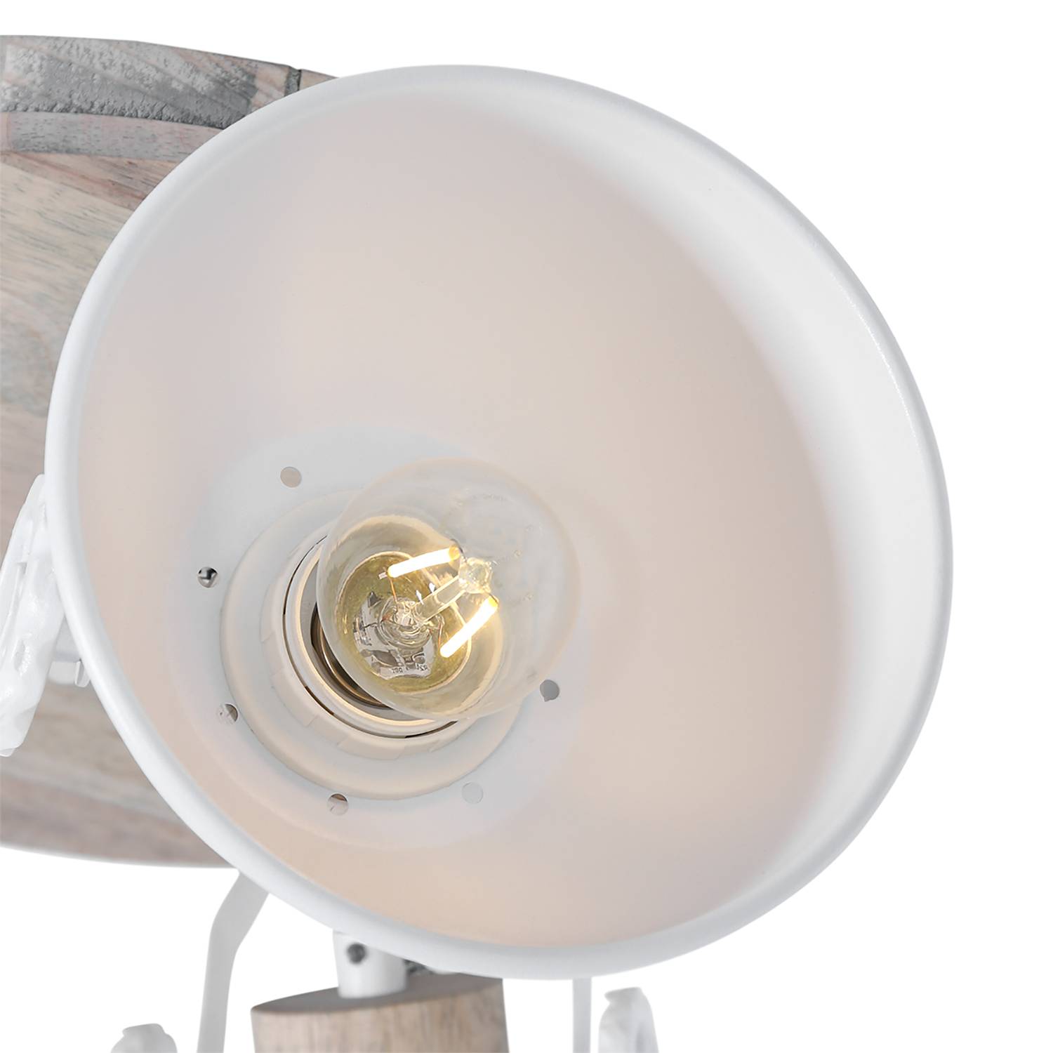 Ceiling light Gearwood VI 3-bulb Solid Oak