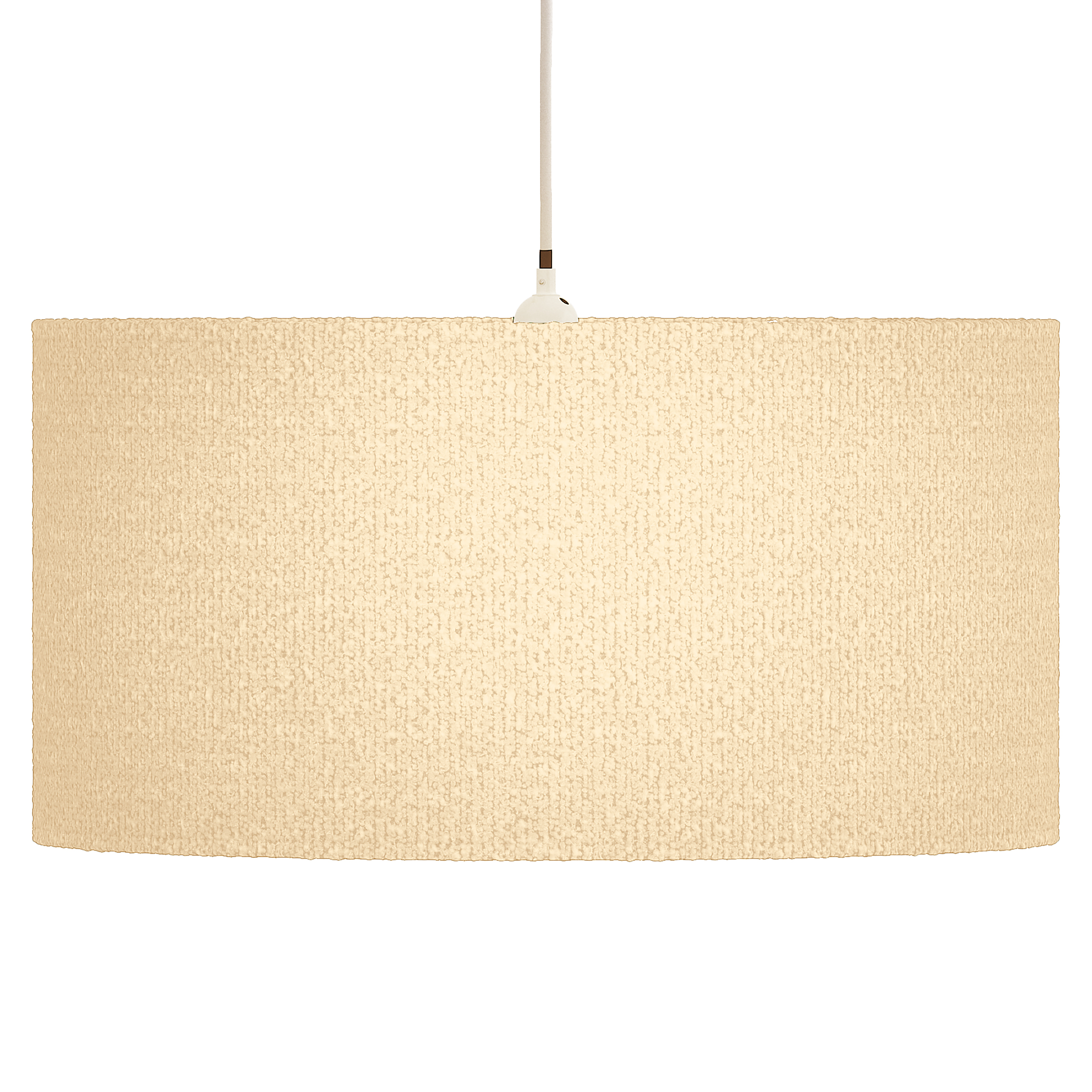 Pendant light YARO iron textile beige 50 cm