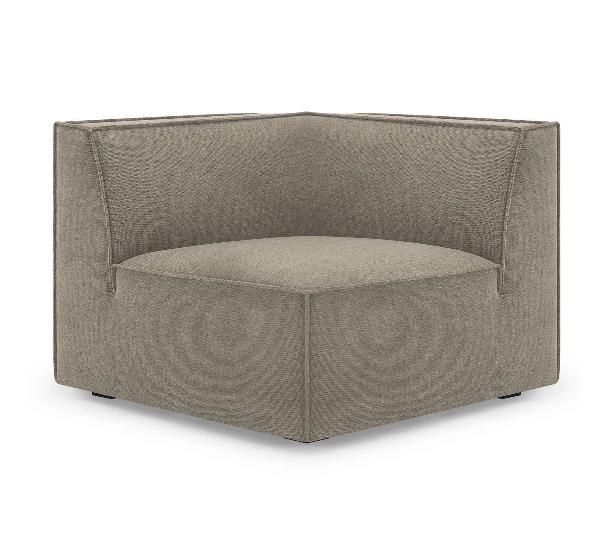 Dane 1-Seater Corner Module Right Impression Greige