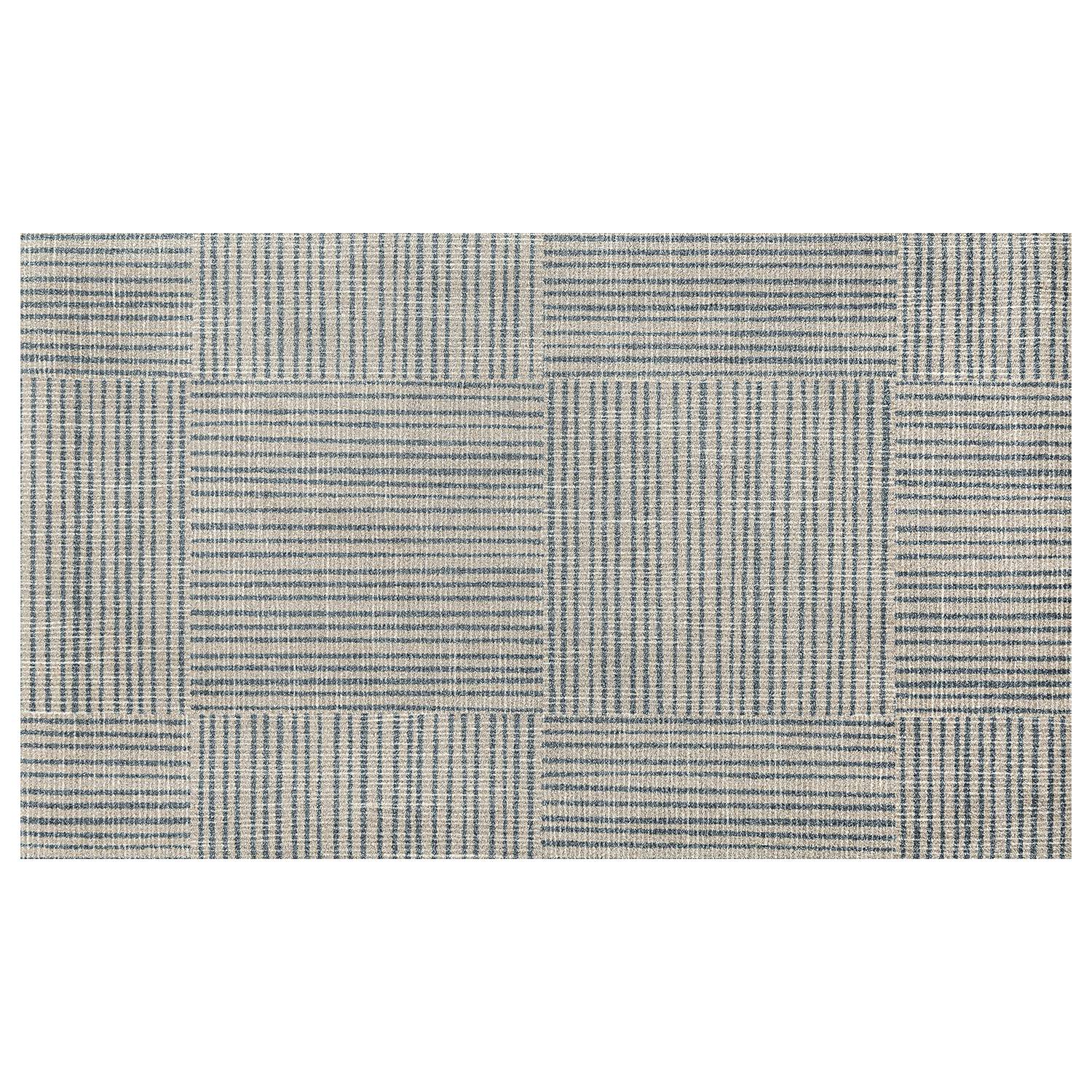 Doormat Canvas Grey 70 × 120 cm