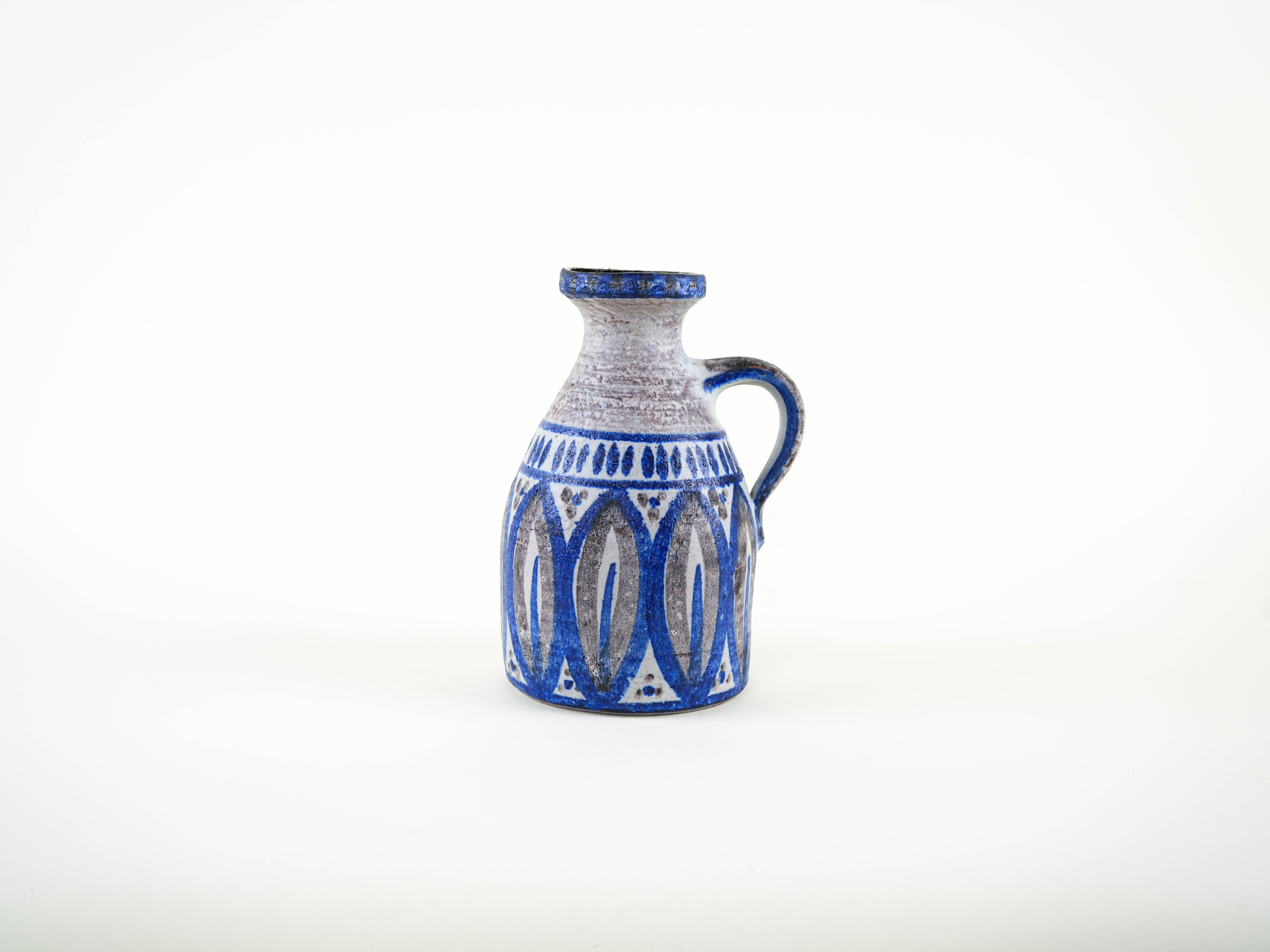 Ceramic vase with handle 1960s