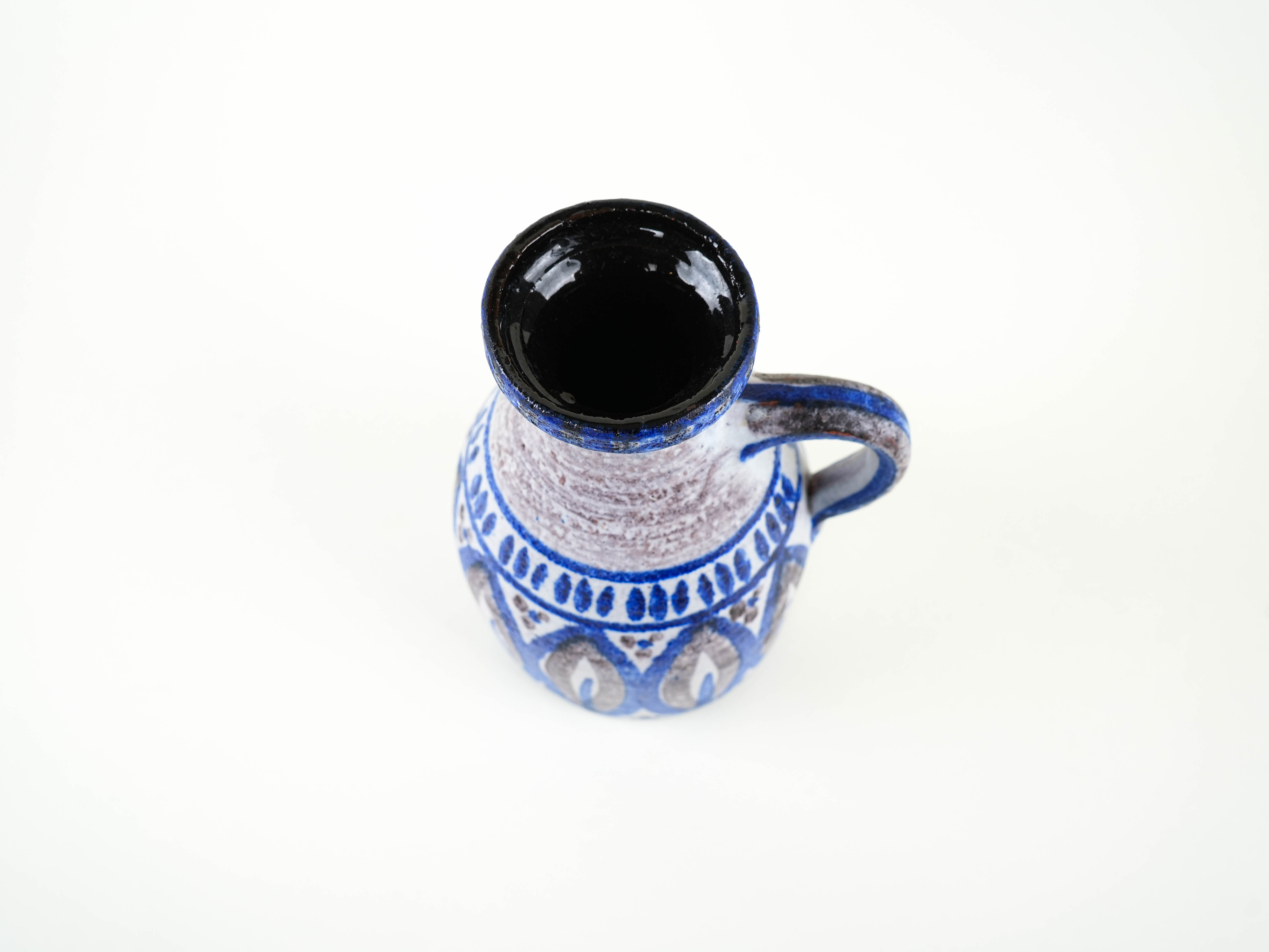 Ceramic vase with handle 1960s