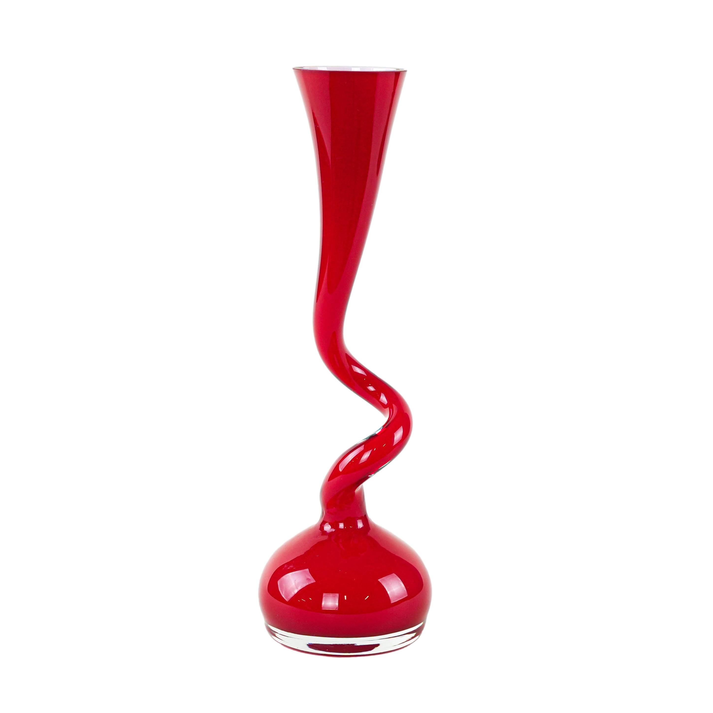 Swing Vase Keramik Rot