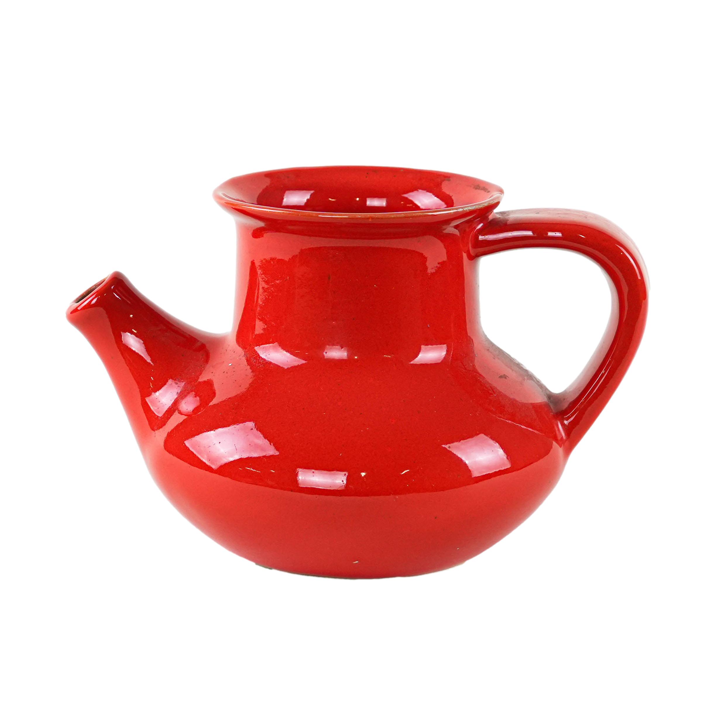 Pitcher Ceramic Red 1960s