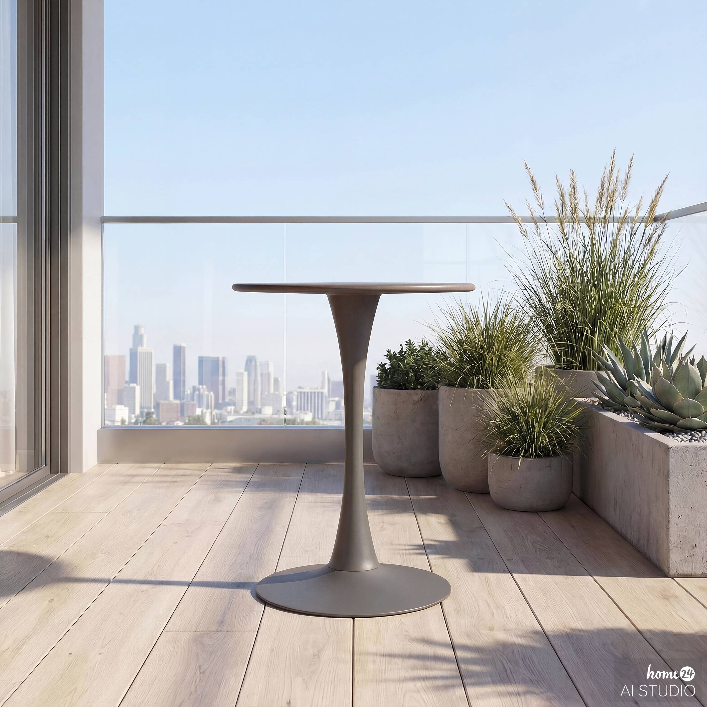 Vireo Garden Table Steel Anthracite