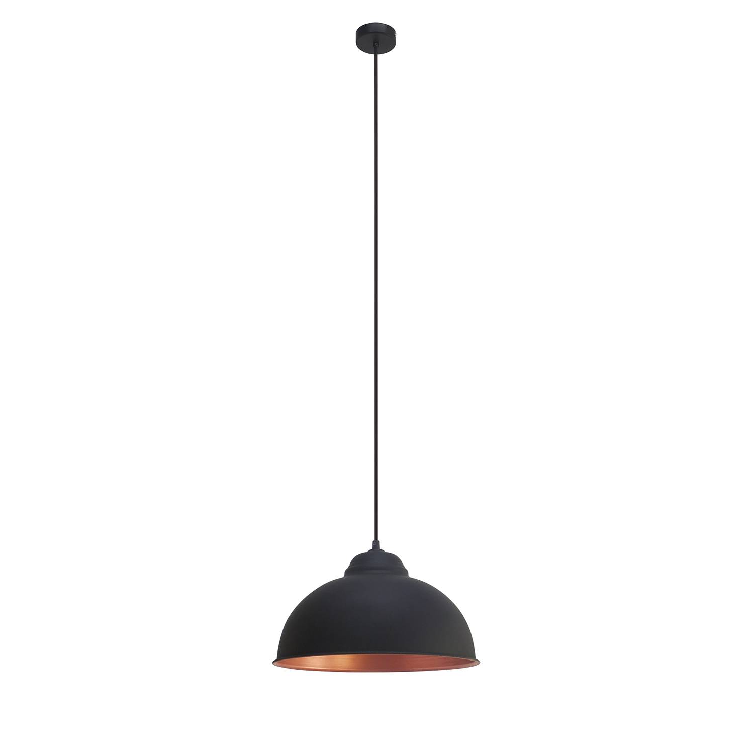 Truro Pendant Light 1-Light Steel Black