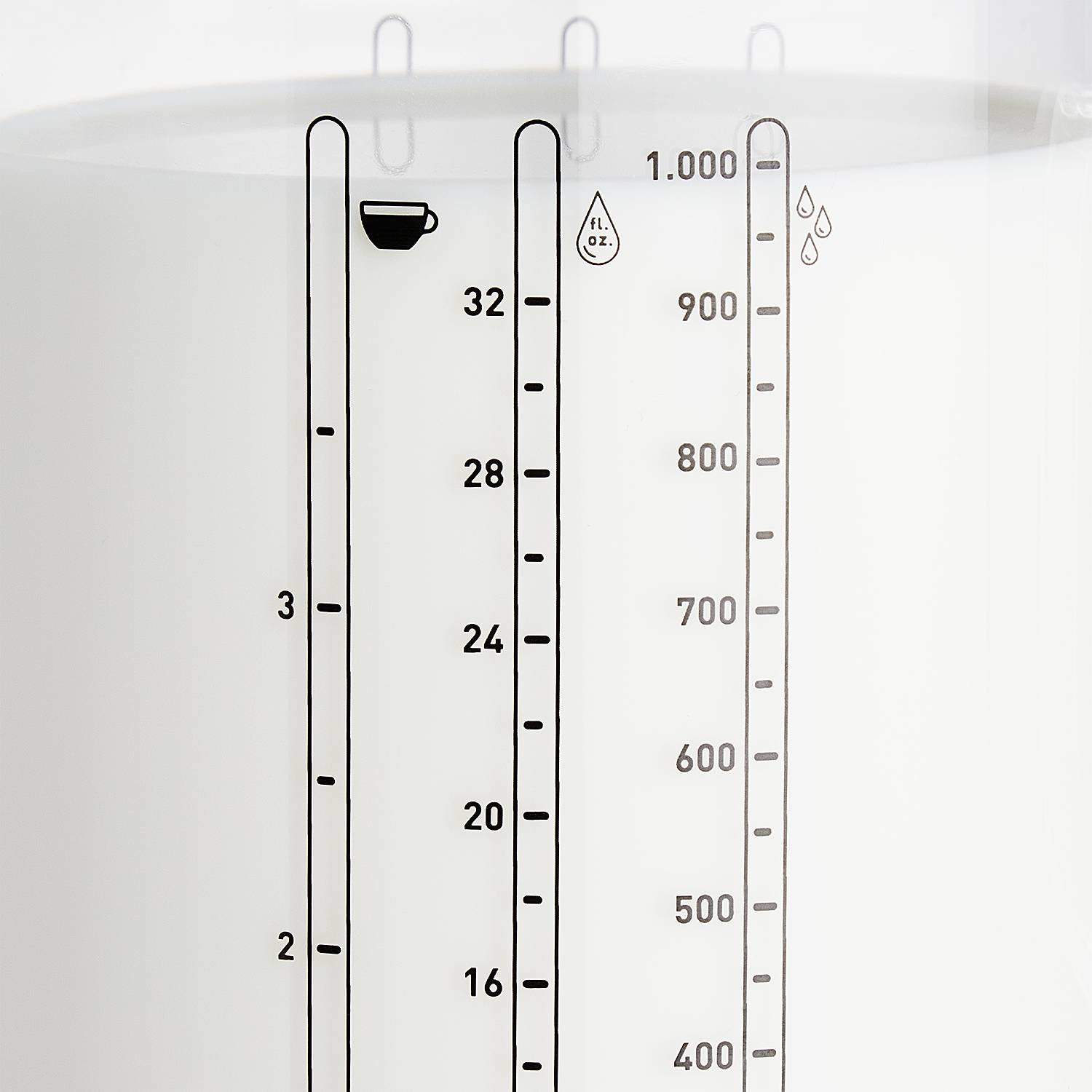 RECIPE Measuring cup Glass Transparent