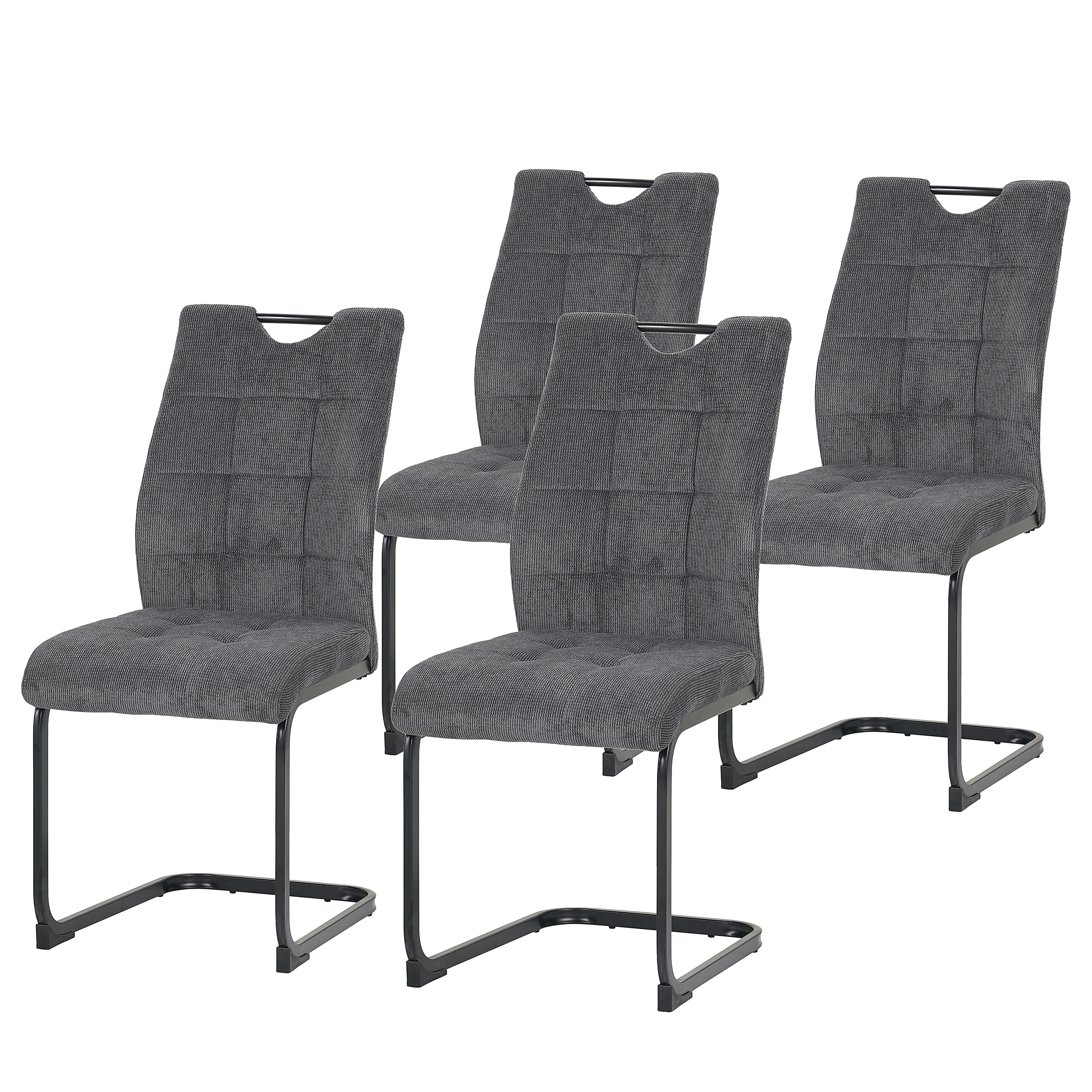 Konity Freischwinger 4er Set Grau 