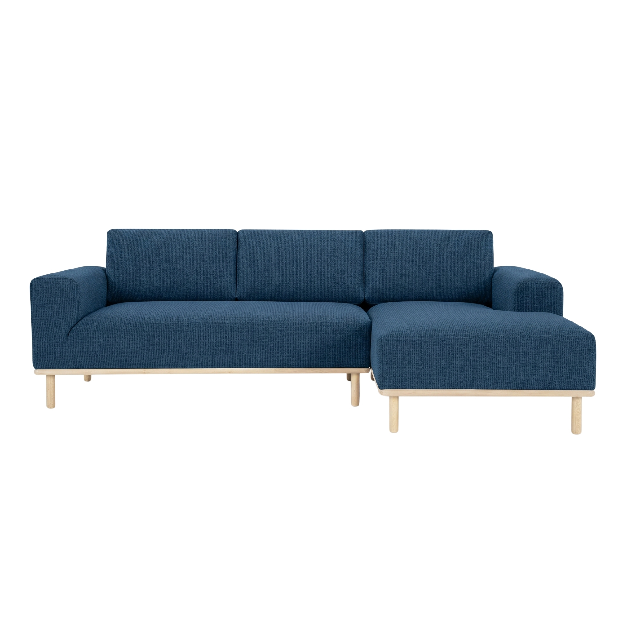 Vilmar Sofa with Chaise Longue Right Vega Dusty Blue