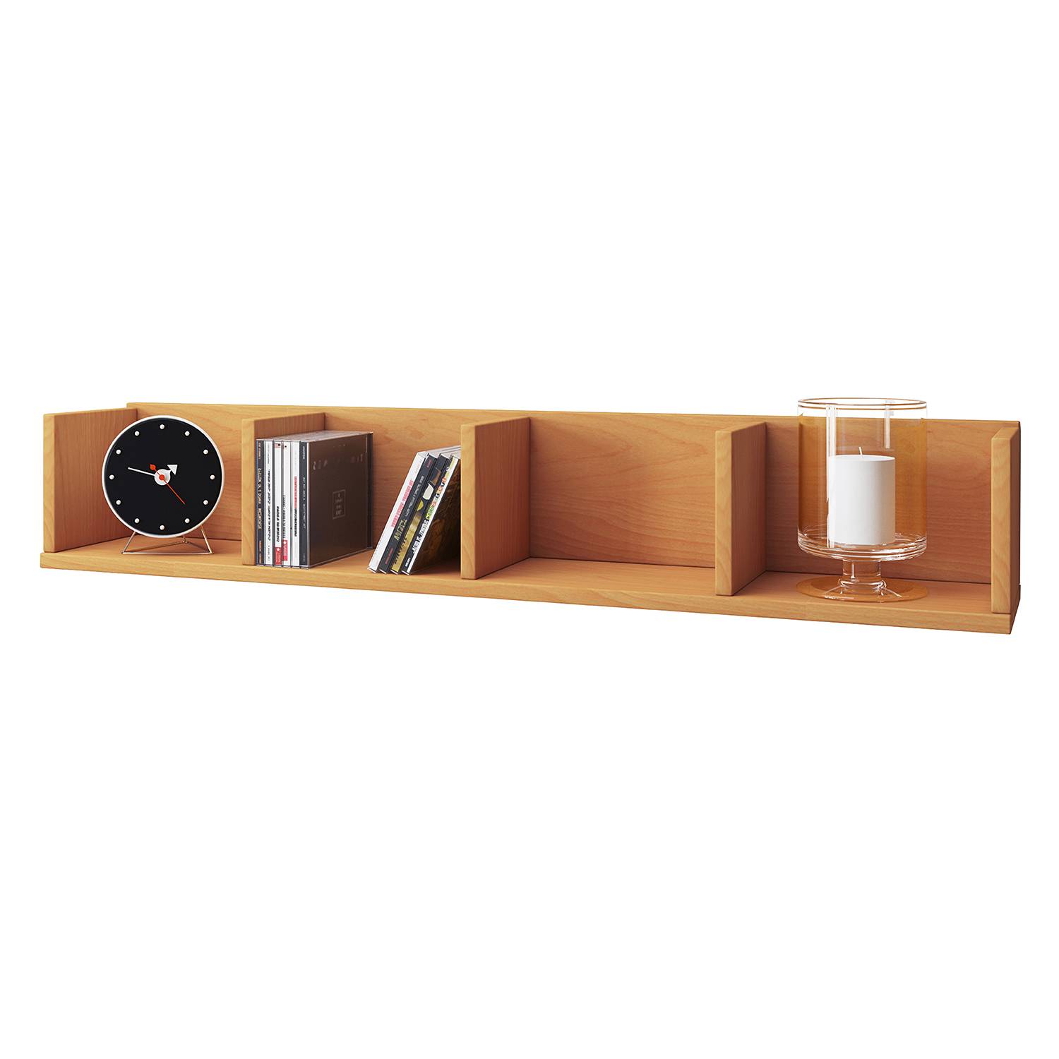 Honsa Wall Shelf Beech Decor