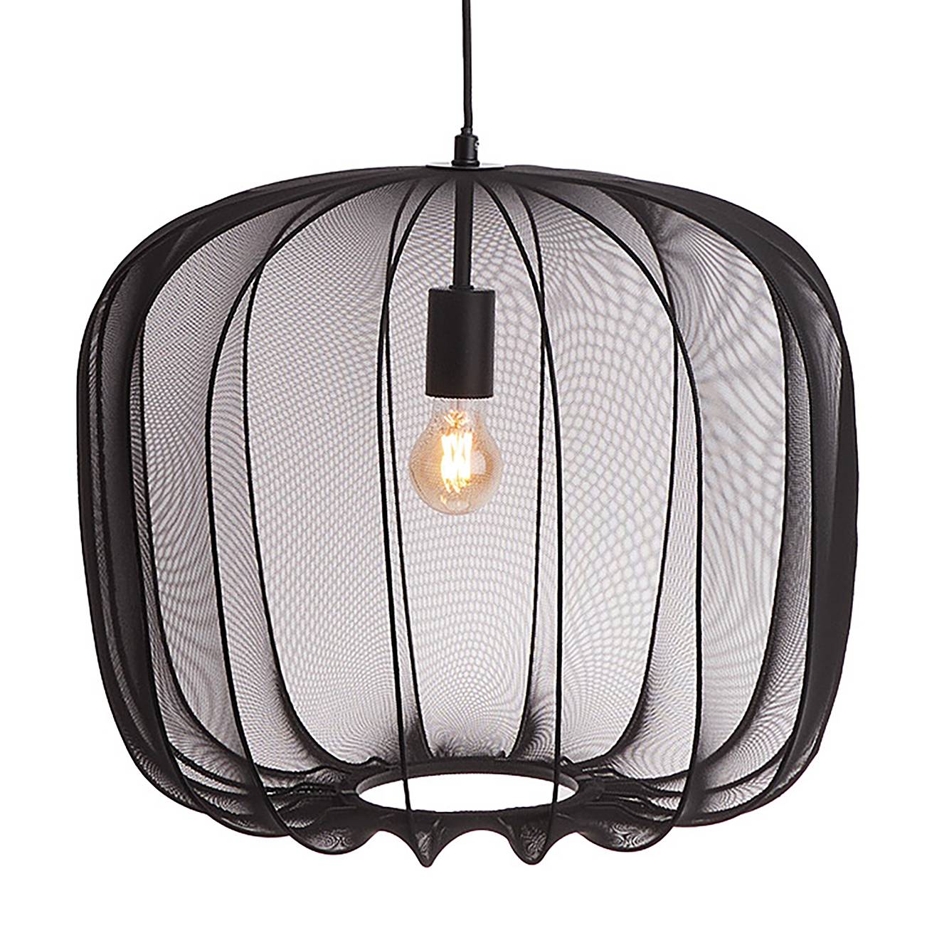 AMAL Pendant Light 1-Light Iron Black 50 cm