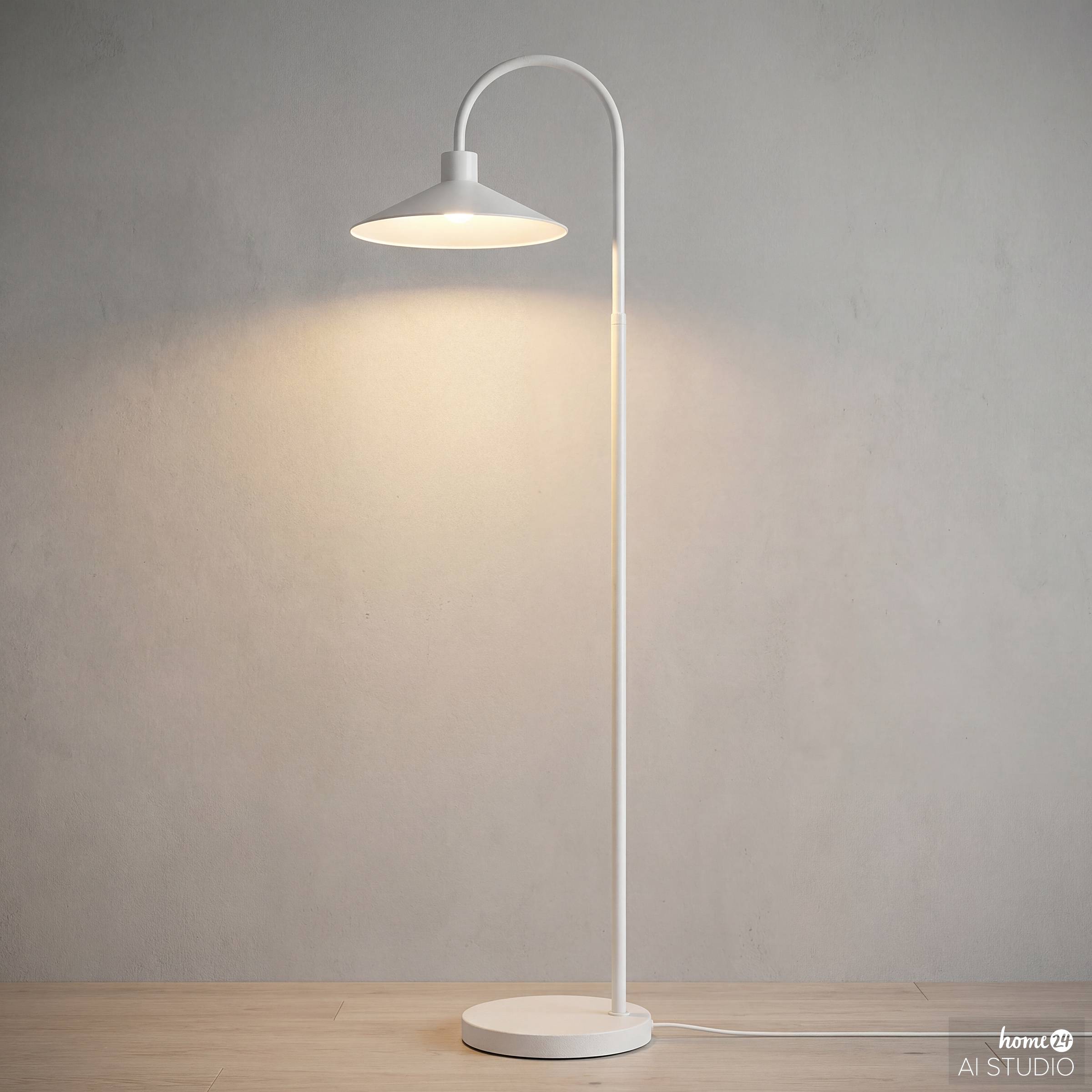 CORUS Floor Lamp 1-Light Iron Beige