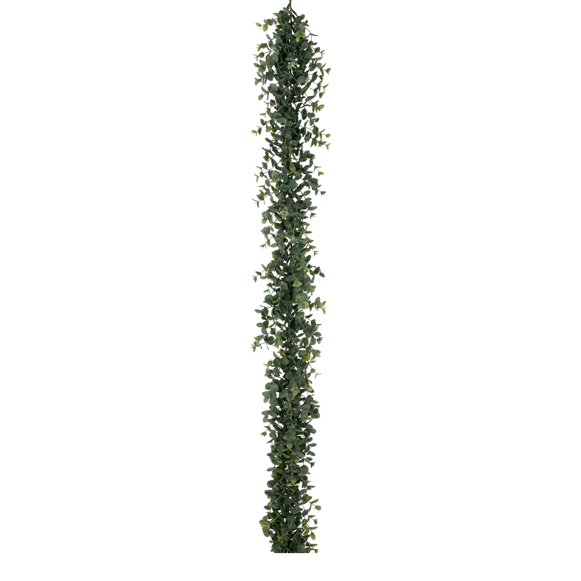 Artificial plant garland eucalyptus polyethylene green