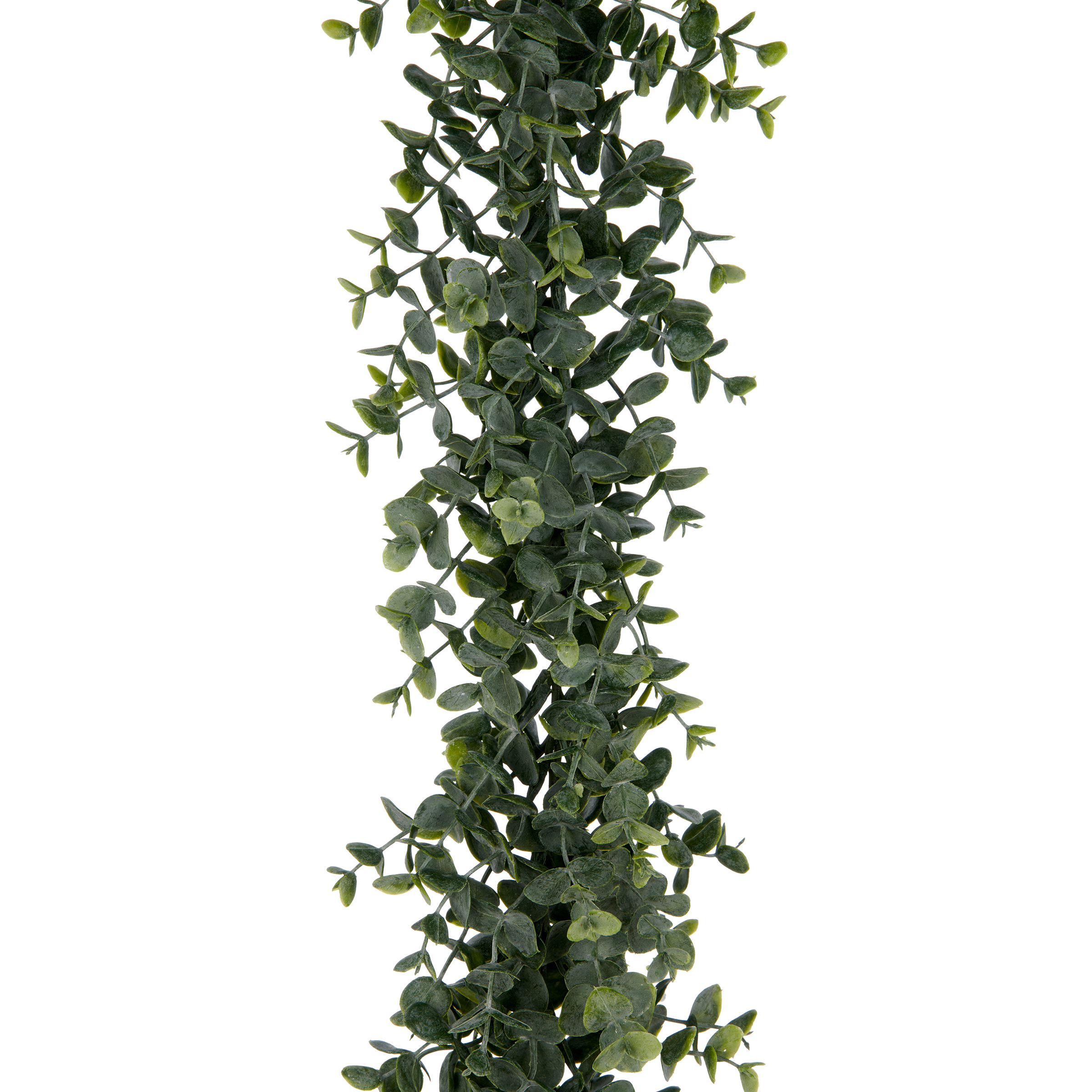 Artificial plant garland eucalyptus polyethylene green