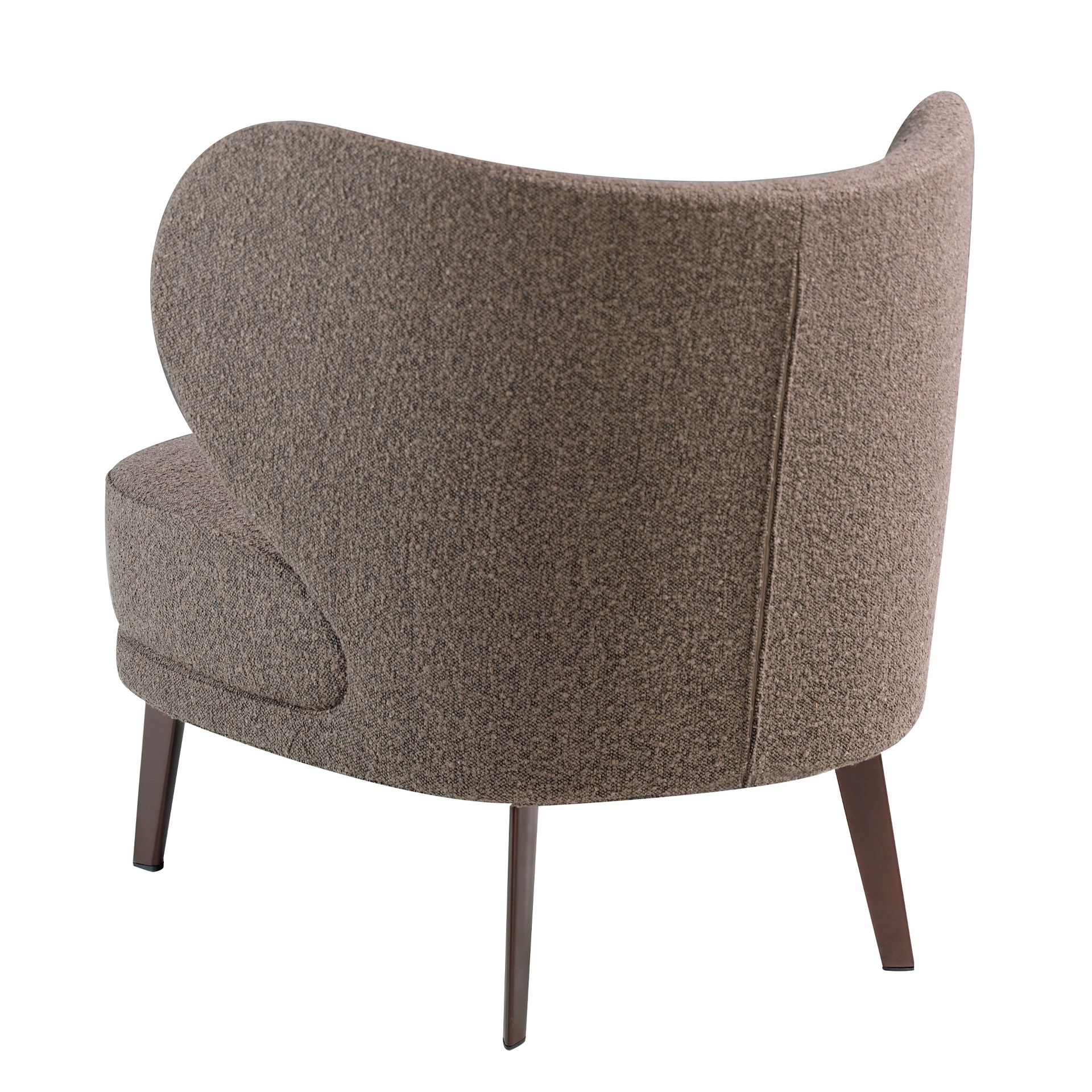 Fabric Armchair Brown 5079