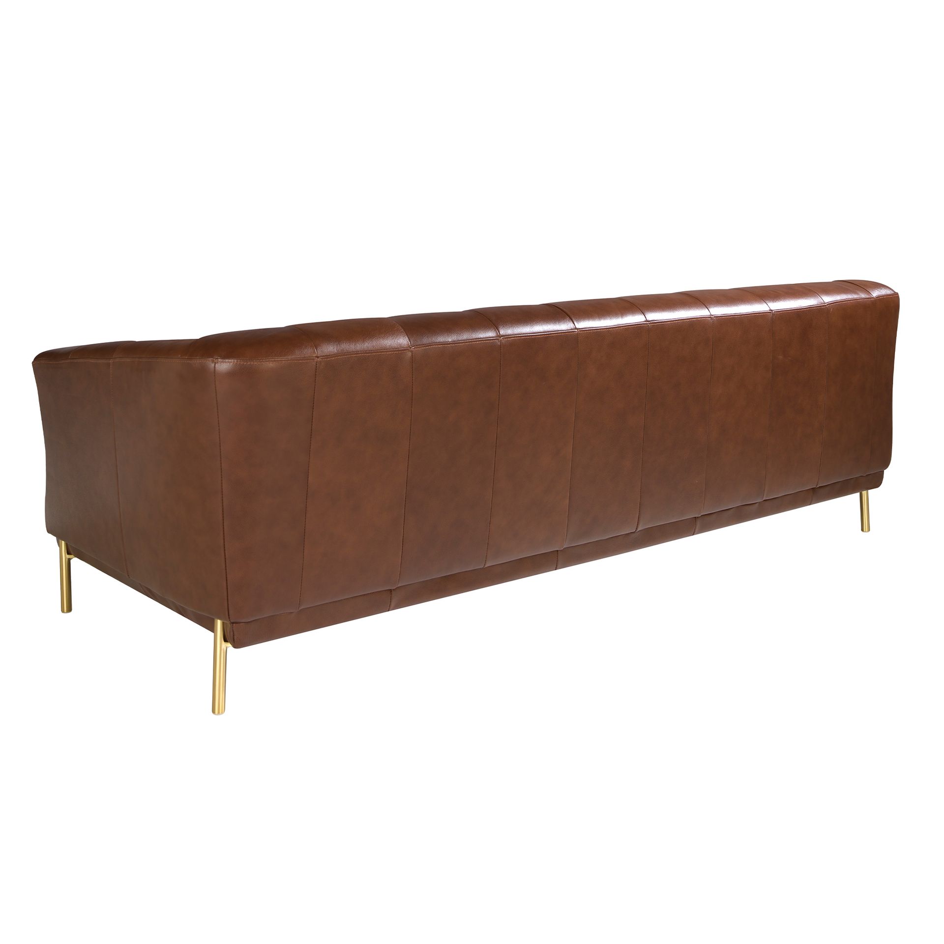 Chester 3-Seater Sofa Leather Cognac-Brown 6140