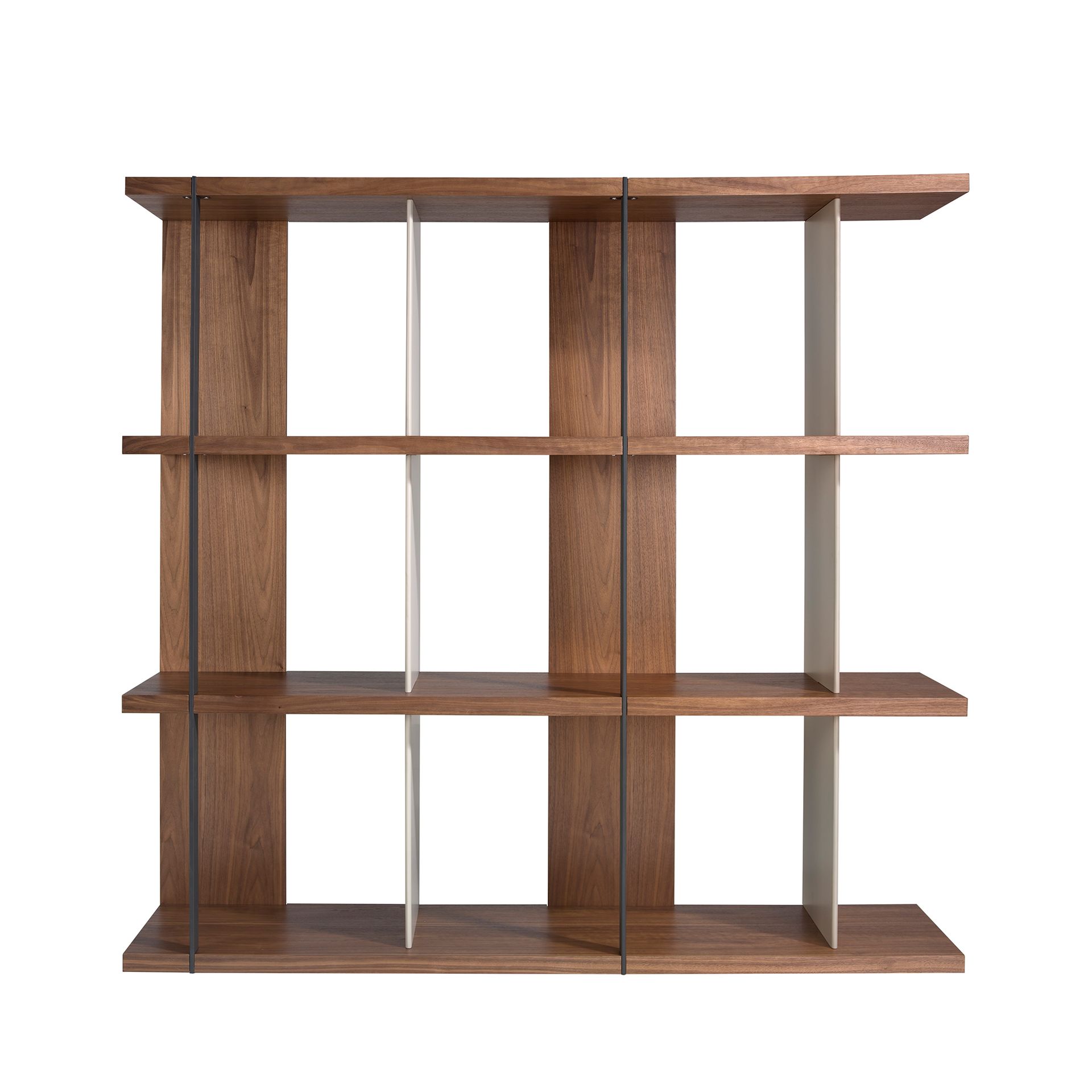 Shelf Walnut Wood Grey 3236