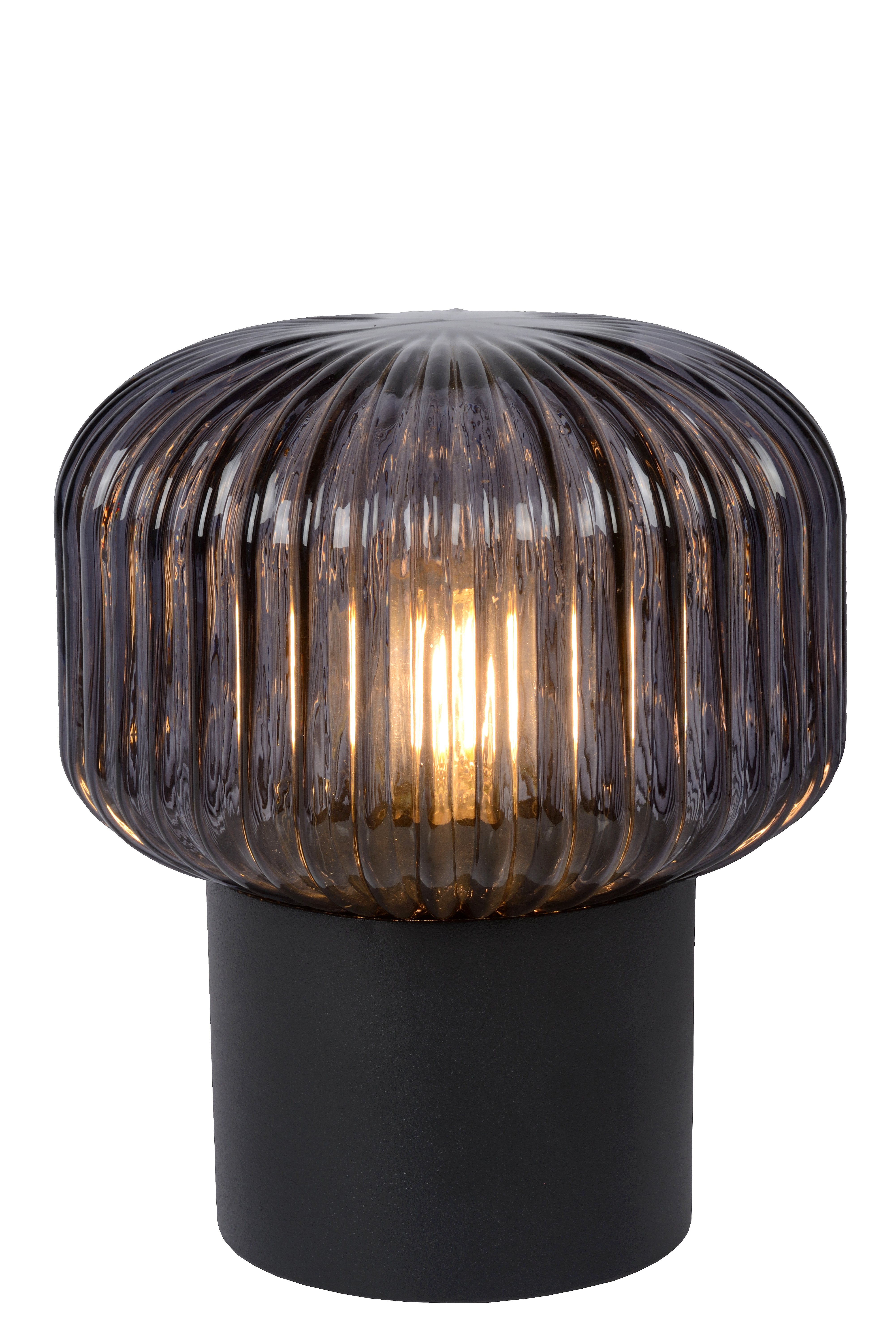 Jany Table Lamp Aluminum Opal Glass Black