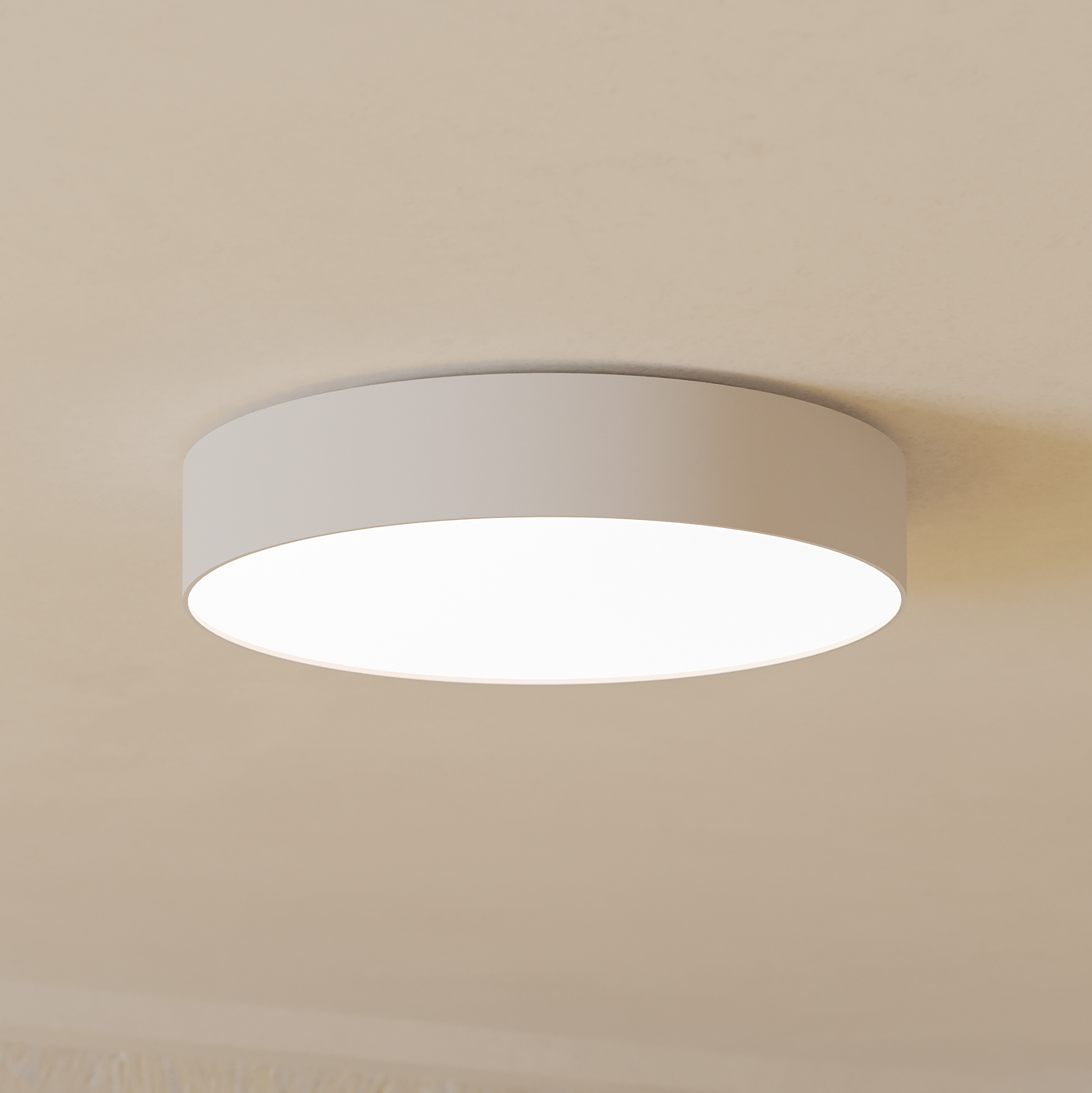 Gallizzi Z LED Ceiling Light 1-Light Plastic White