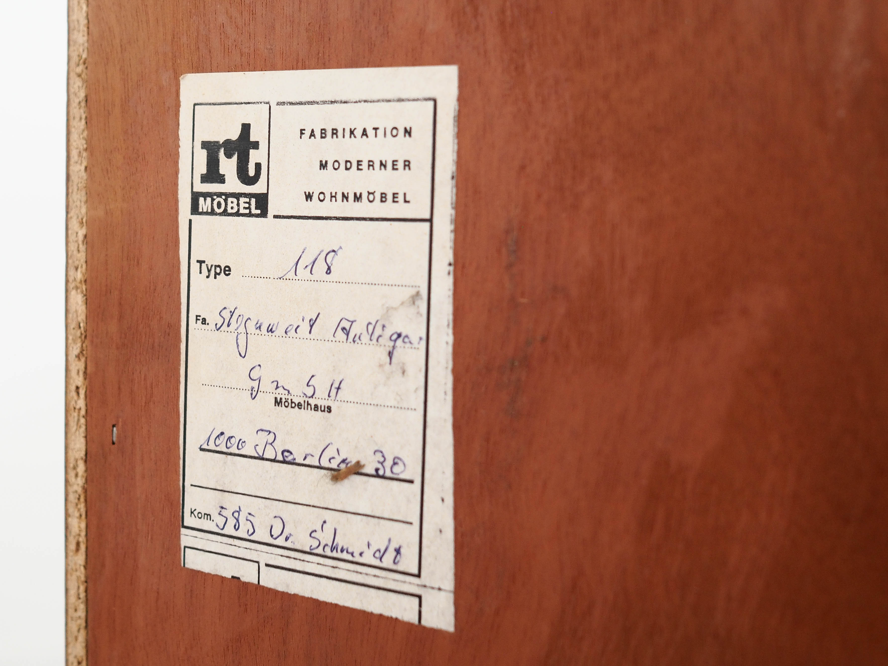 RT Furniture Bookshelf Teak Veneer 1970s