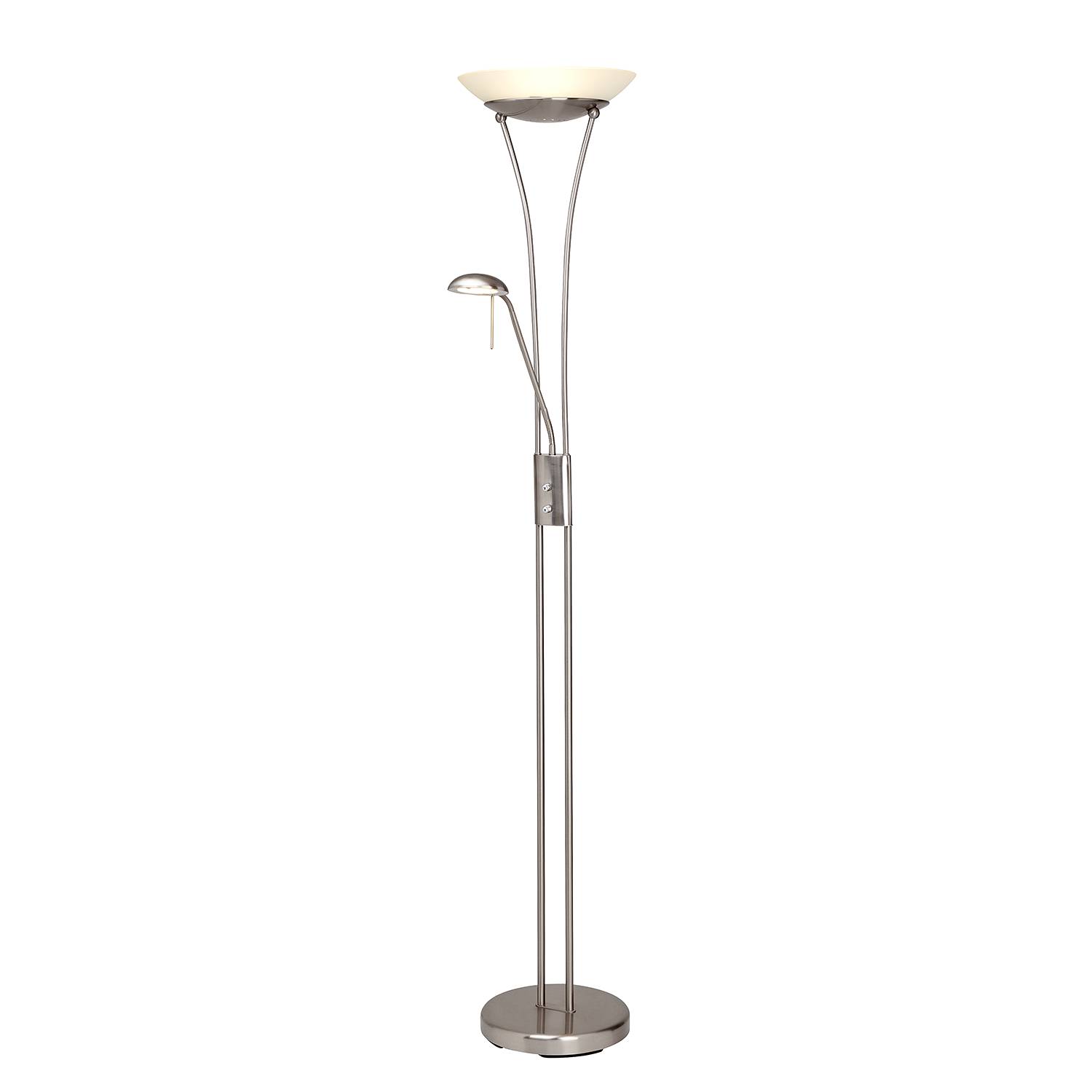Finn LED uplighter 2-light Silver Iron