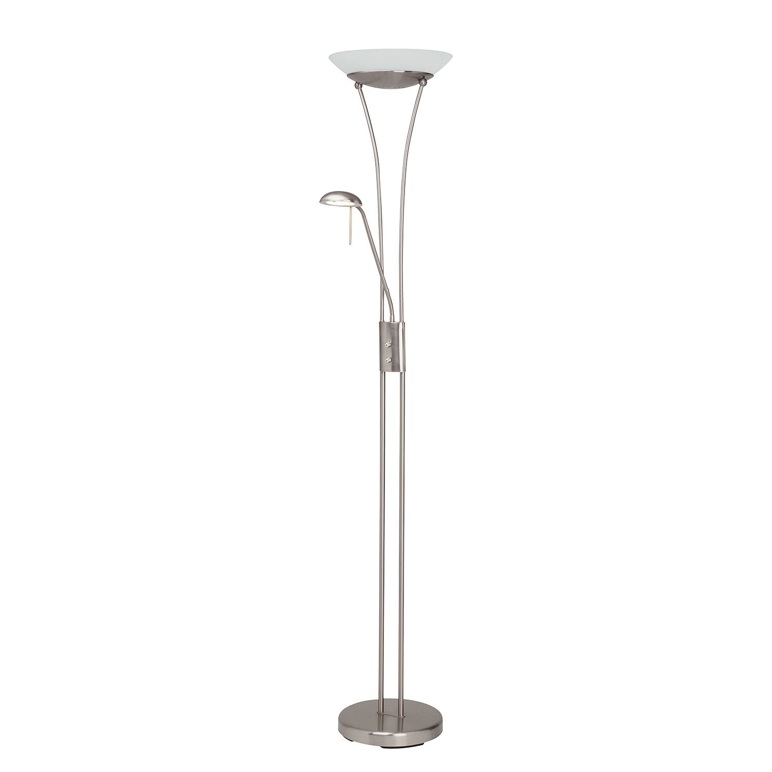 Finn LED uplighter 2-light Silver Iron
