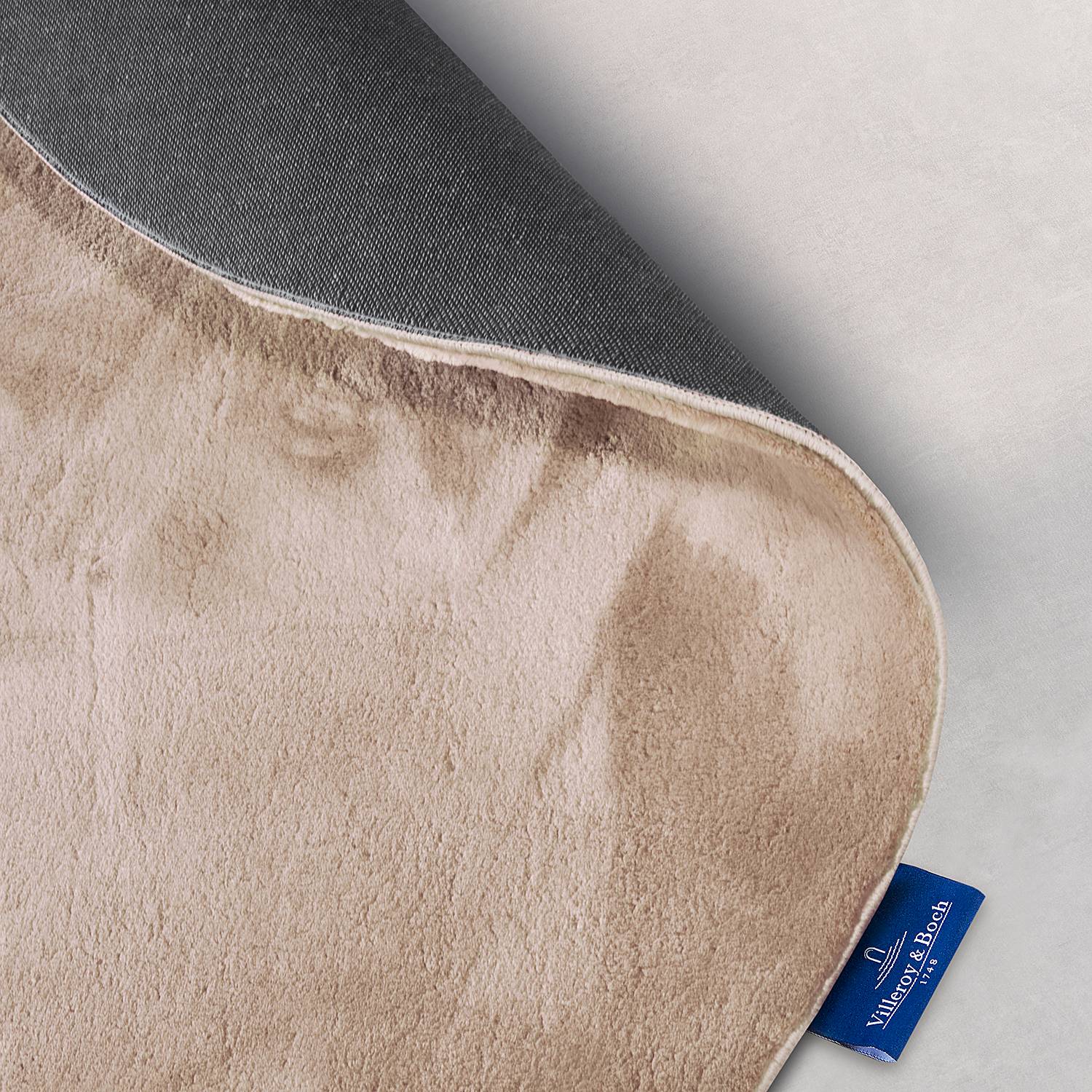 Leon High-pile Rug Cream Ø160 cm