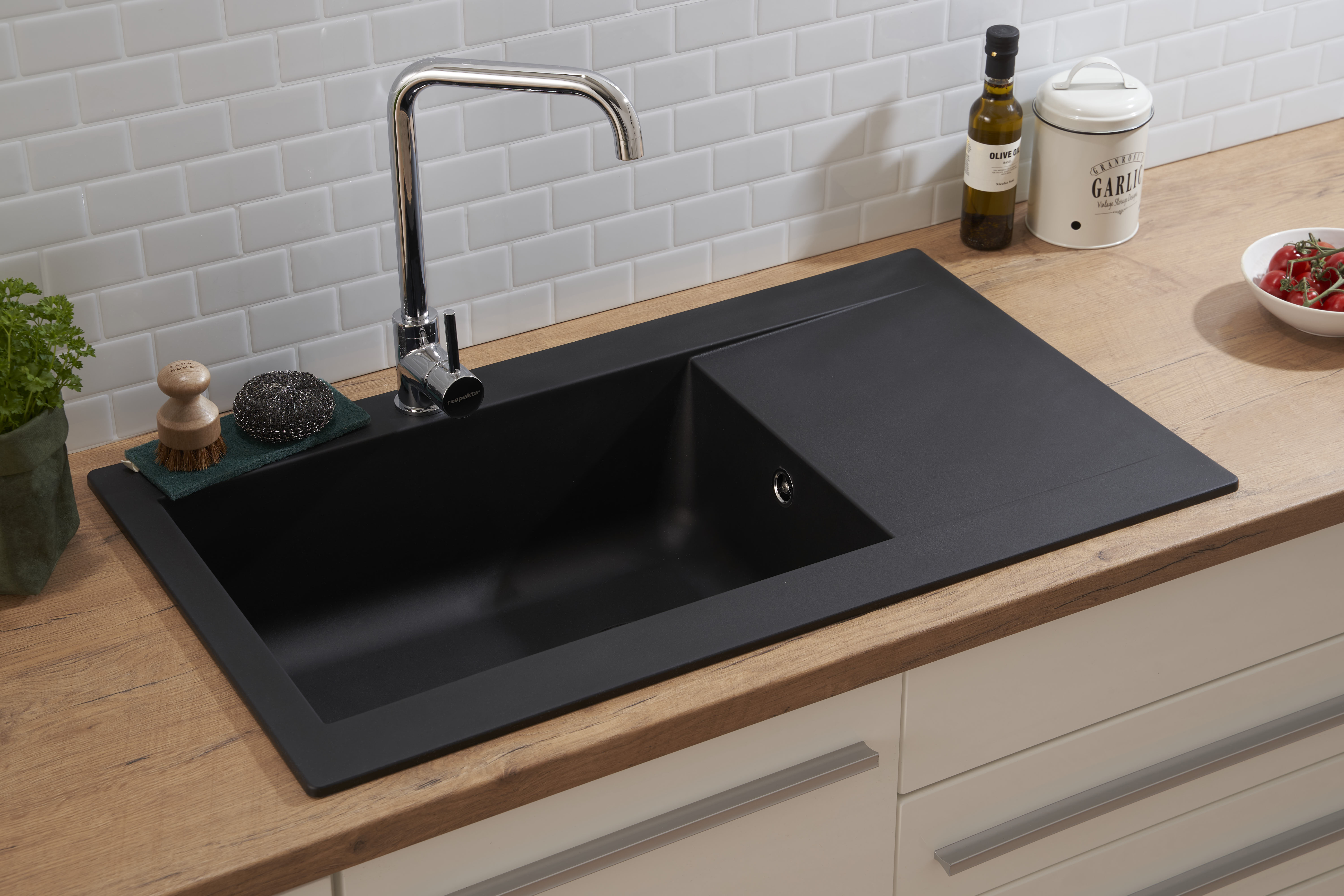 Denver Kitchen Sink Variant A Black