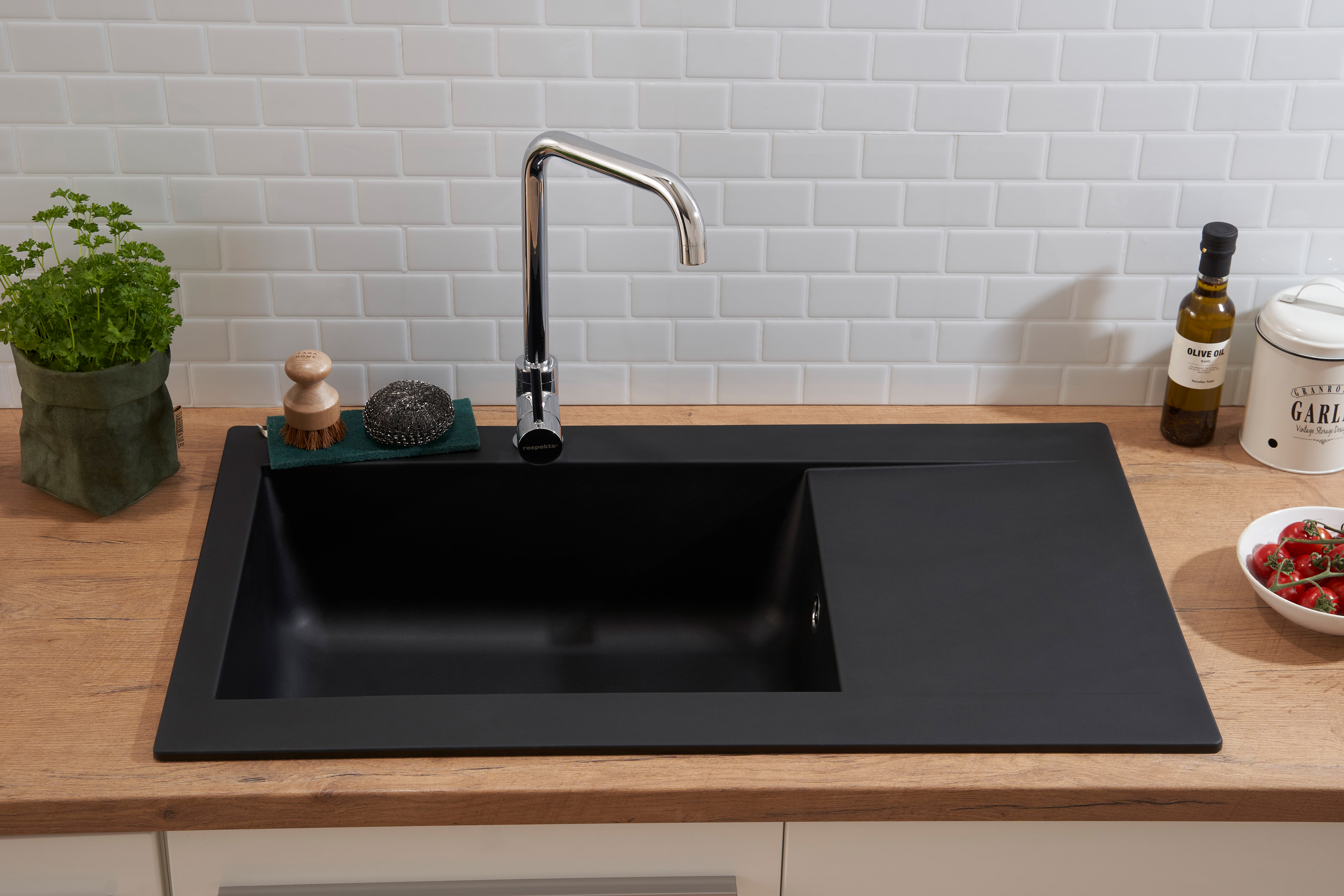 Denver Kitchen Sink Variant A Black