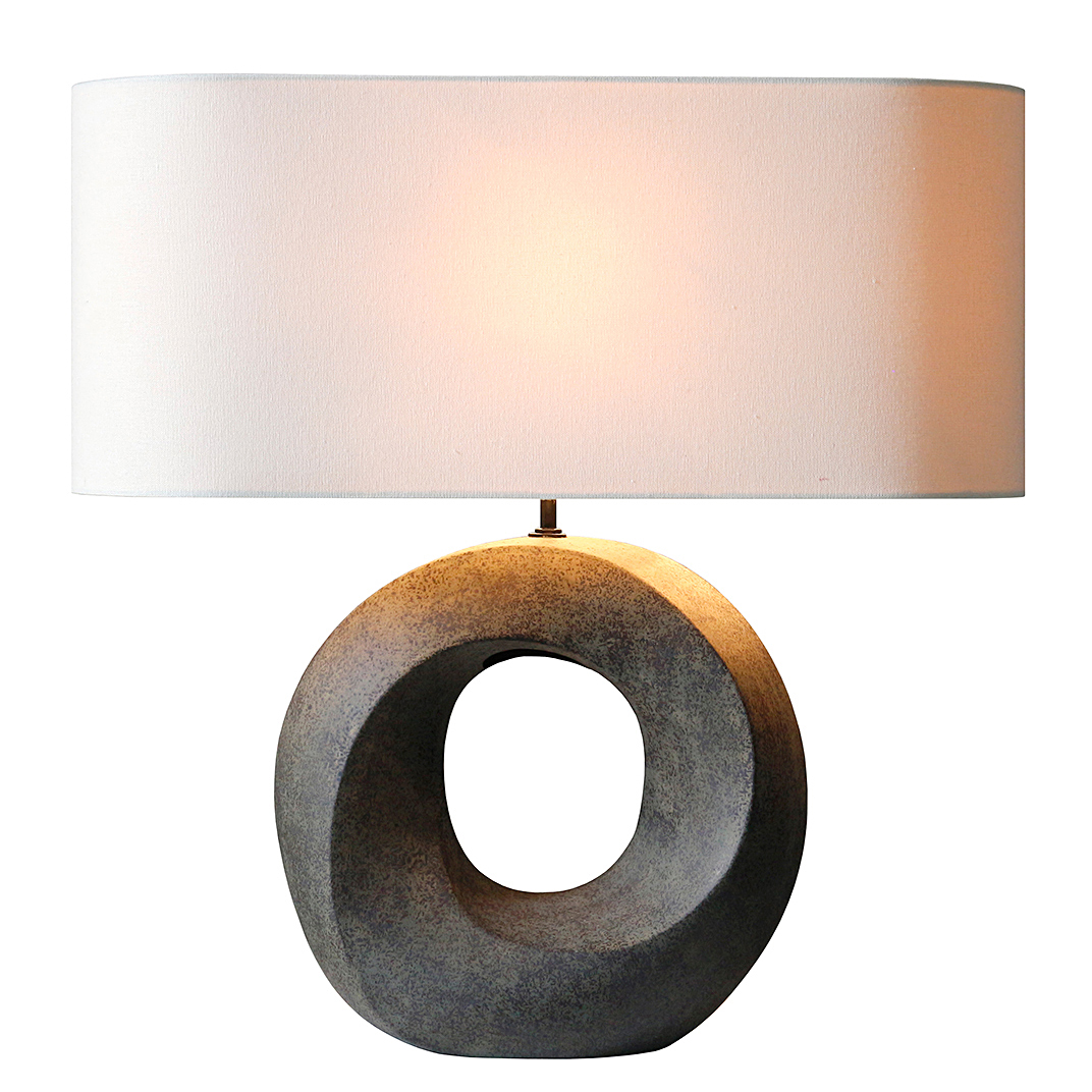 Tatihara Table Lamp 1-Light Type C Linen Ceramic