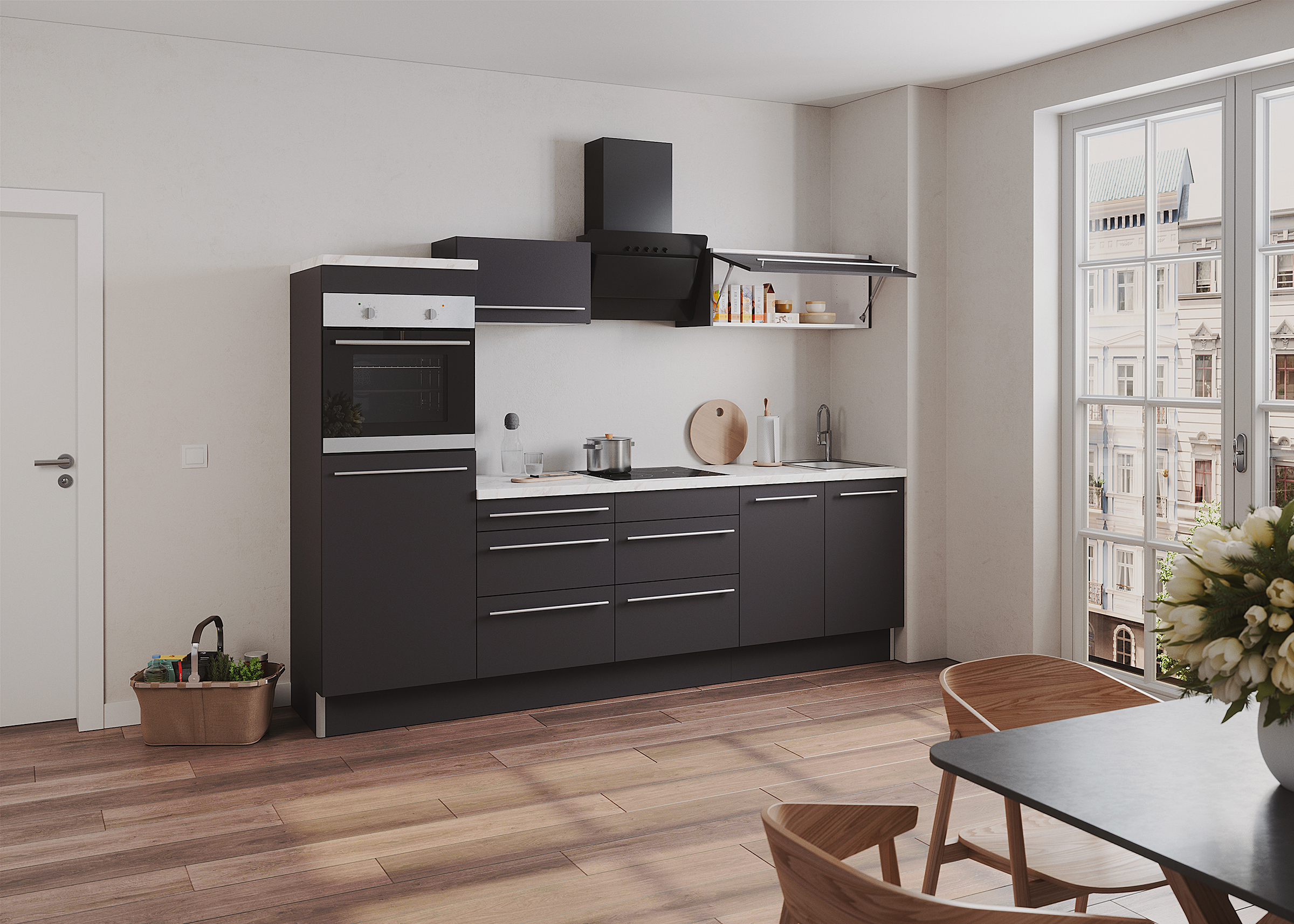 Venezia Wall Cabinet Anthracite