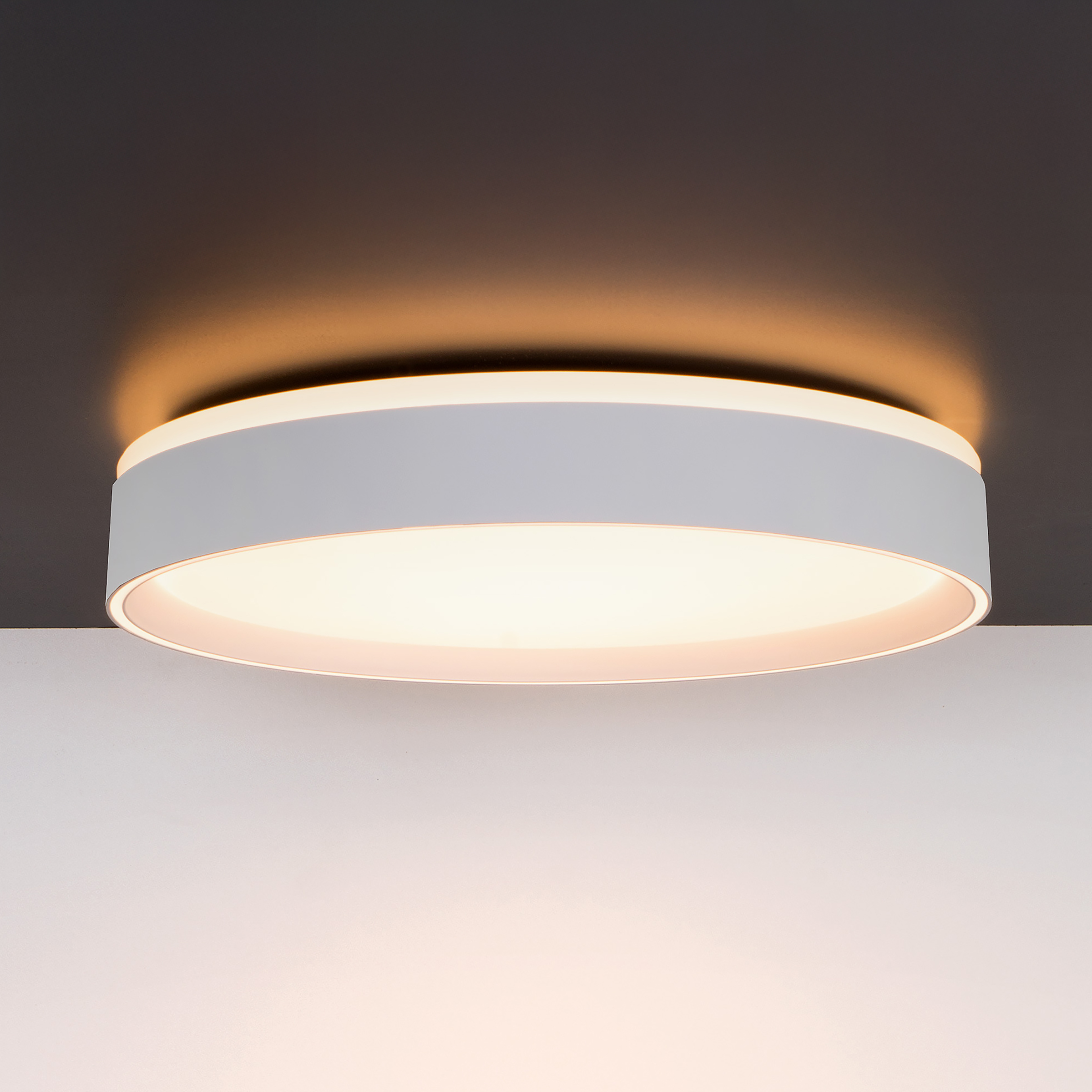 Nuria Ceiling Lamp Acrylic Glass White Ø40 cm