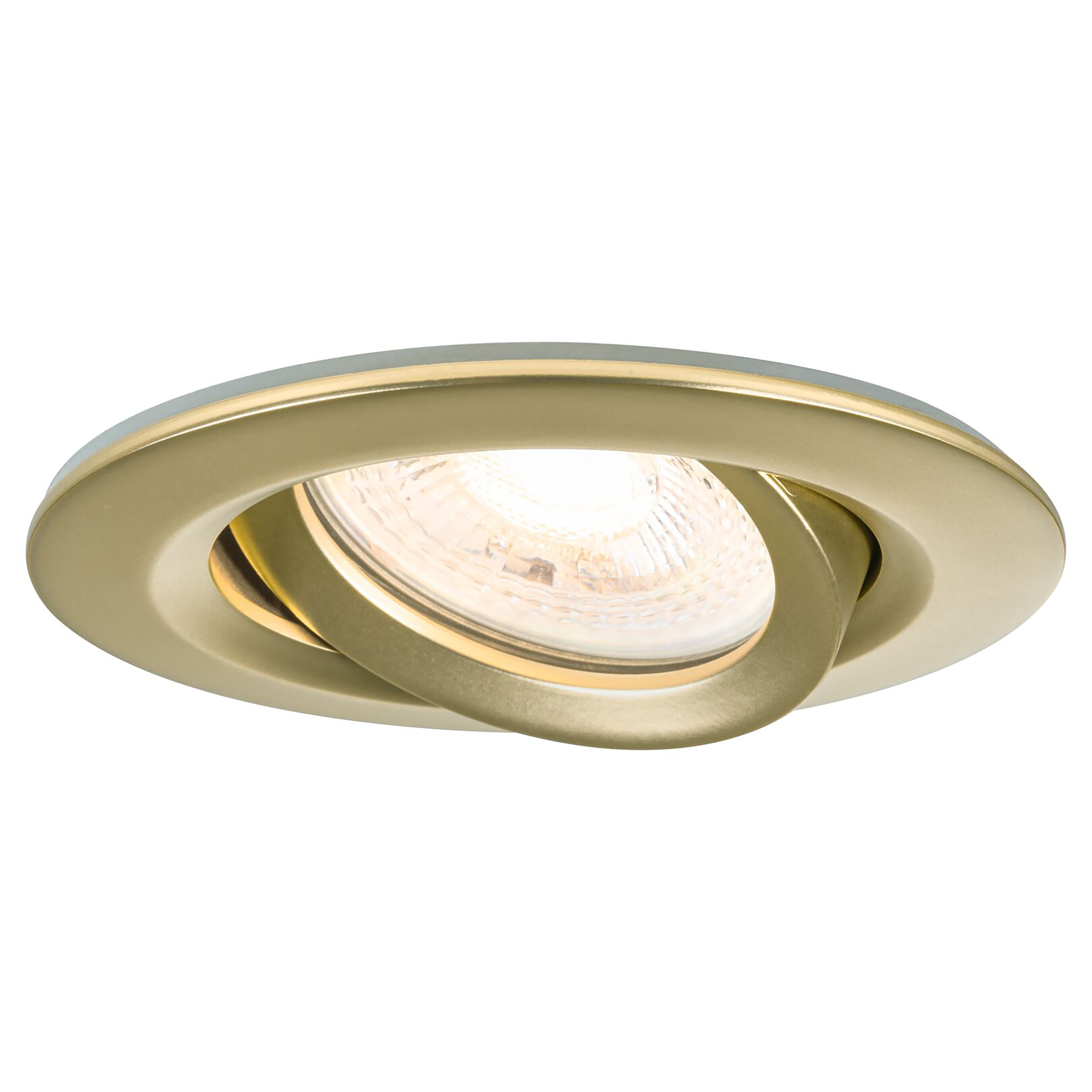 3x Nova Plus Dim recessed spotlight aluminum gold