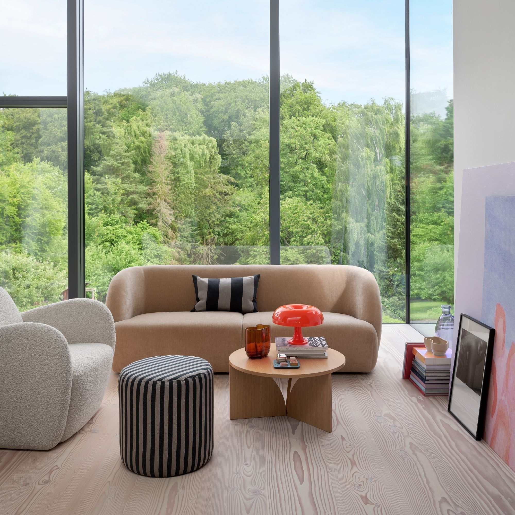 Design-Award-Winning Paula Sofa 2-Sitzer Danny Cream