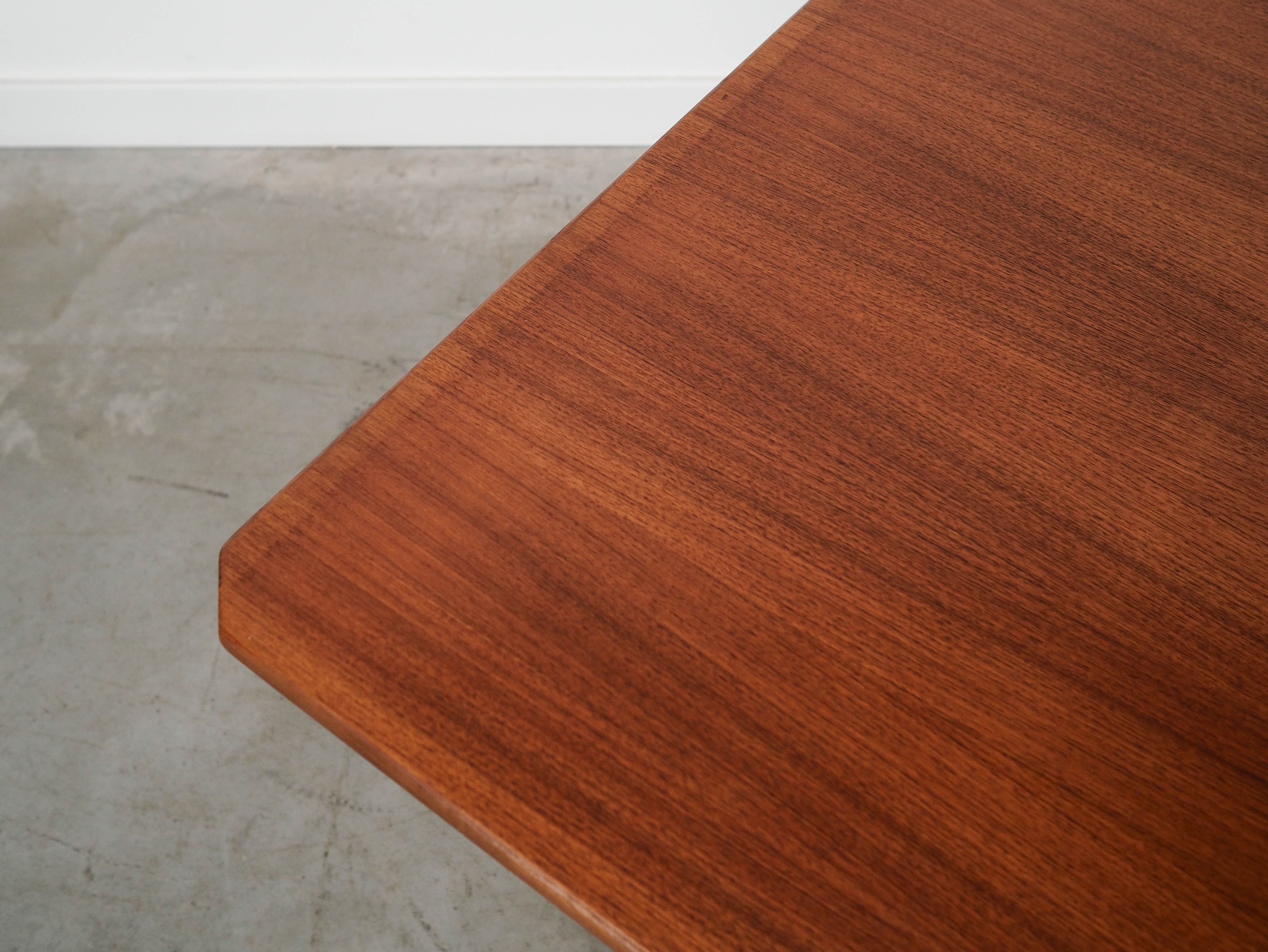Folding Table Teak Brown 1970s 72x126.5 cm